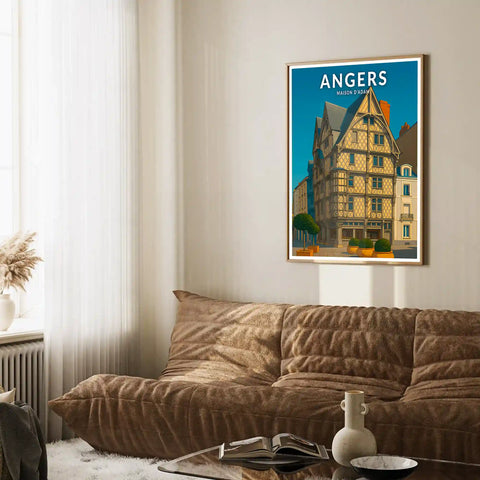 Affiche - Angers - Maison d'Adam