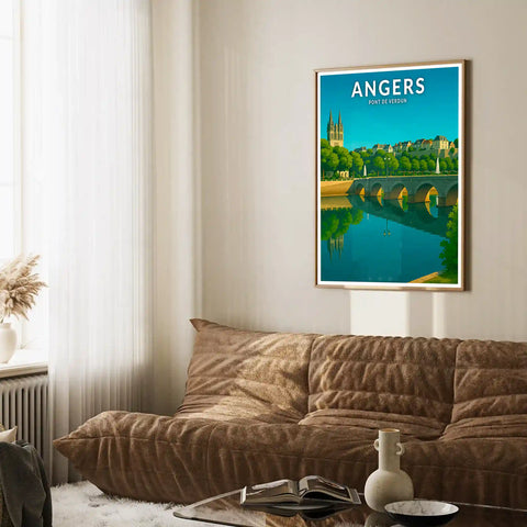 Affiche - Angers - Pont de Verdun