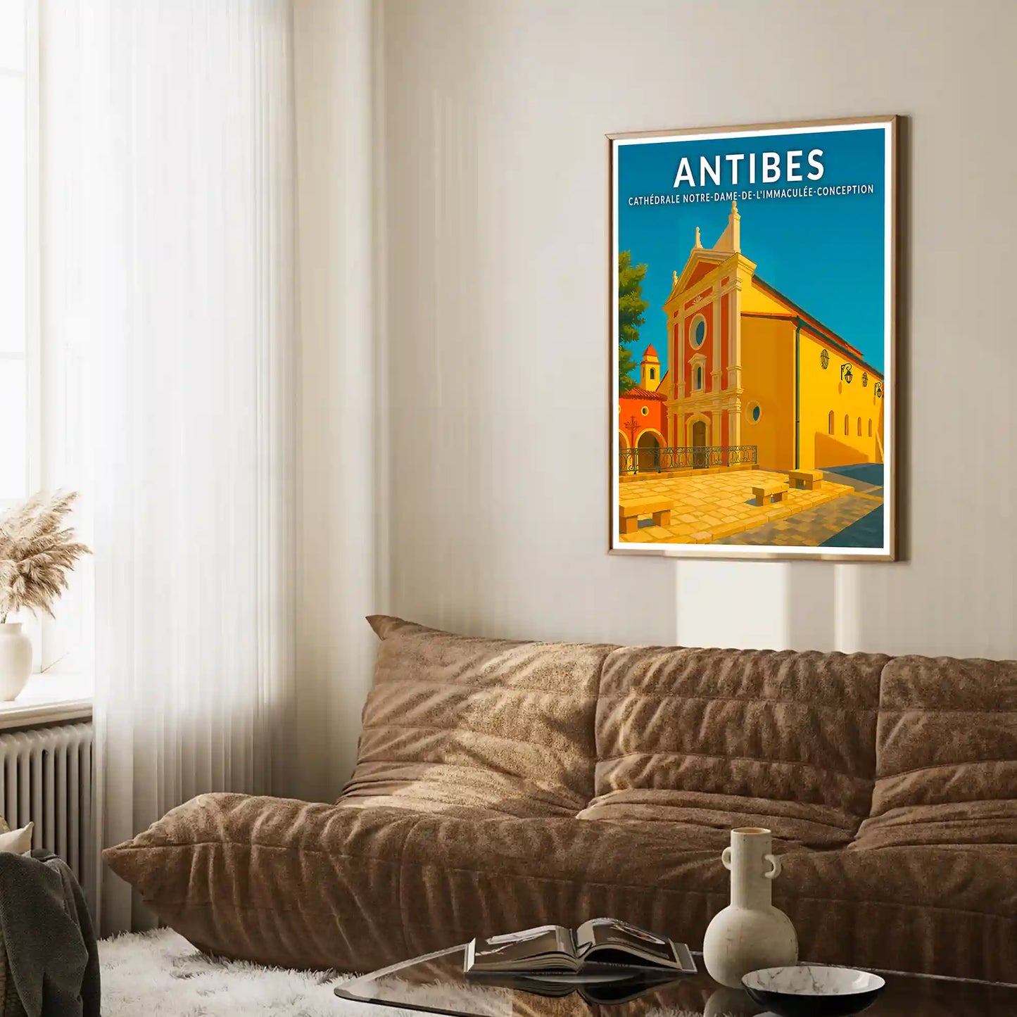 Affiche - Antibes - Cathédrale Notre-Dame-de-l'Immaculée-Conception