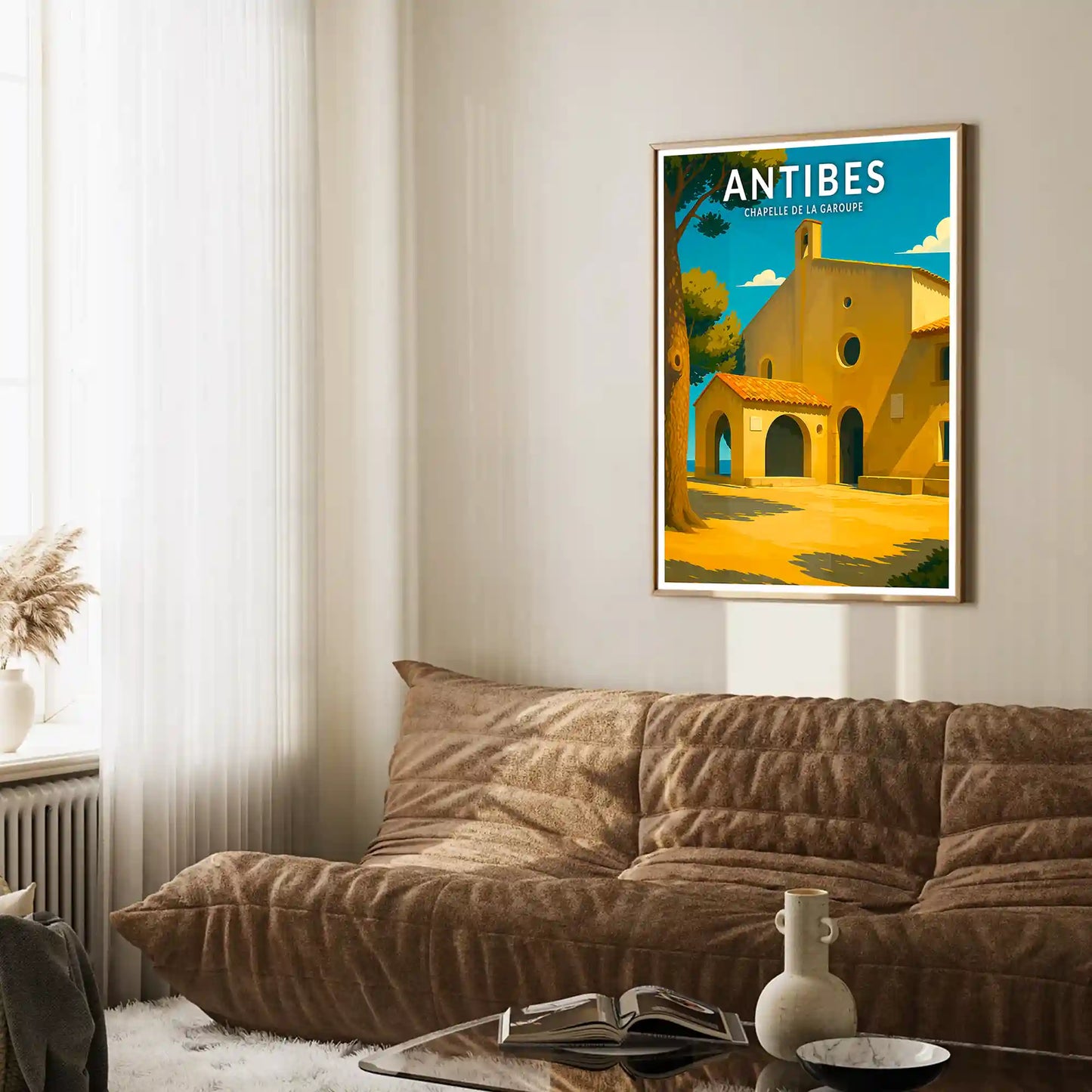 Affiche - Antibes - Chapelle de la Garoupe