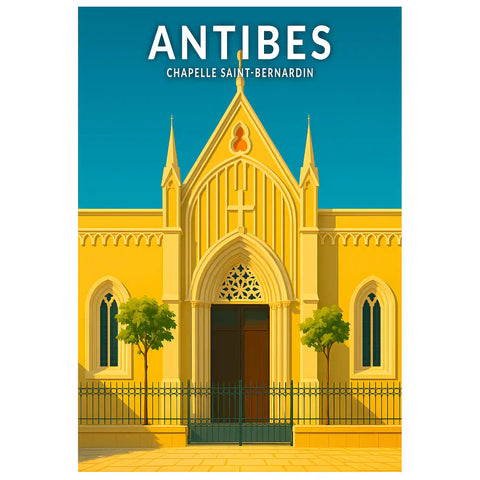 Affiche - Antibes - Chapelle Saint-Bernadin