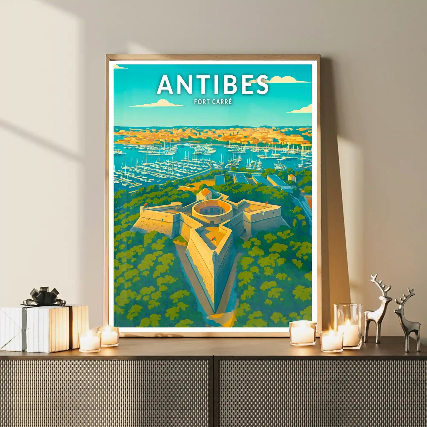 Affiche - Antibes - Fort Carré