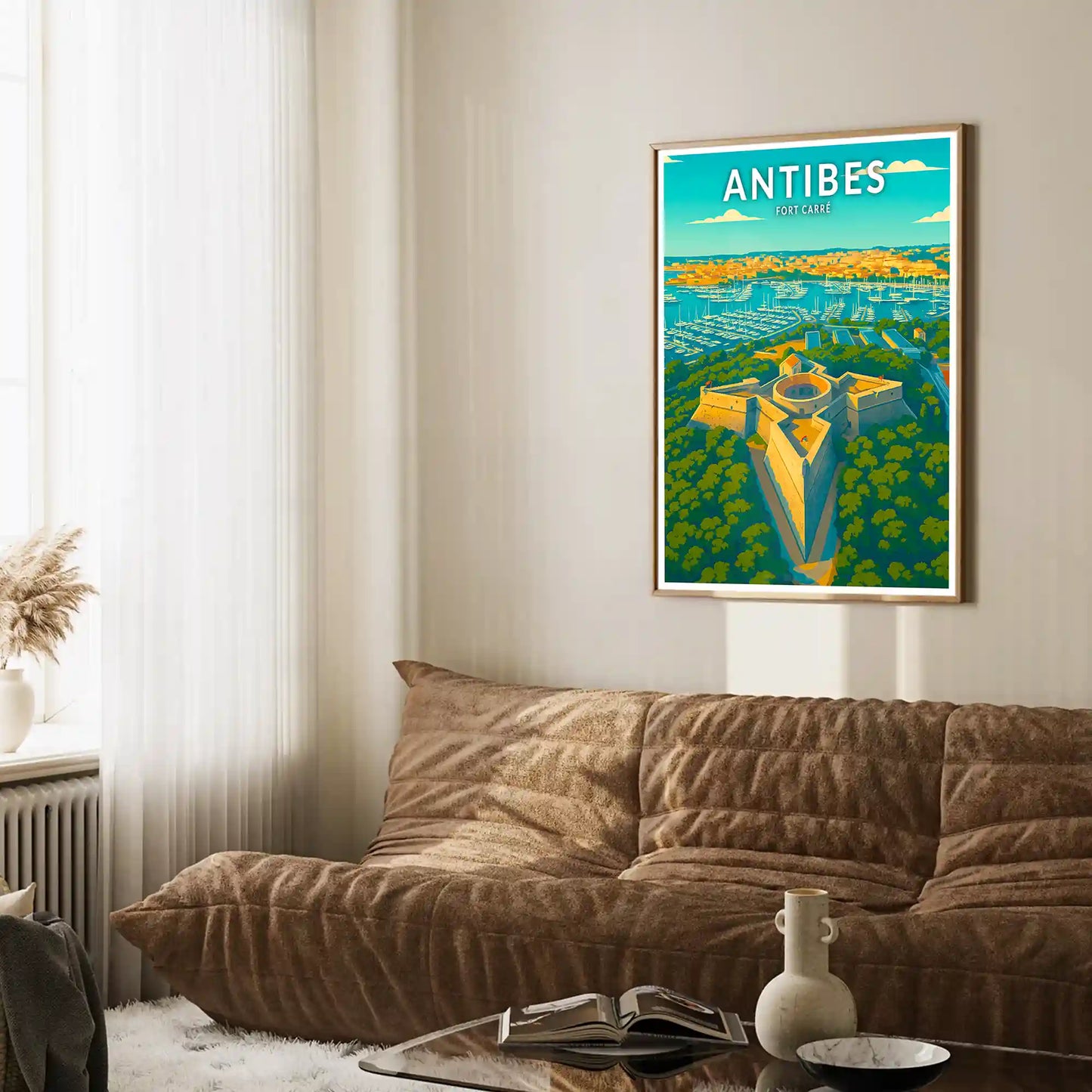 Affiche - Antibes - Fort Carré