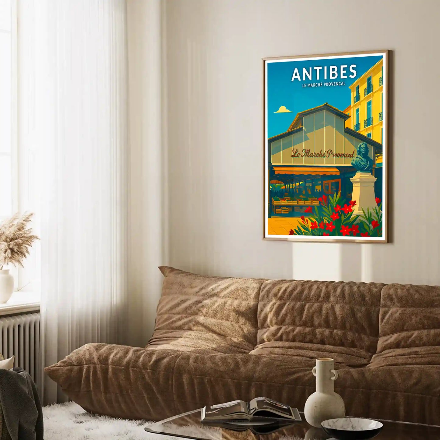 Affiche - Antibes - Le Marché Provençal