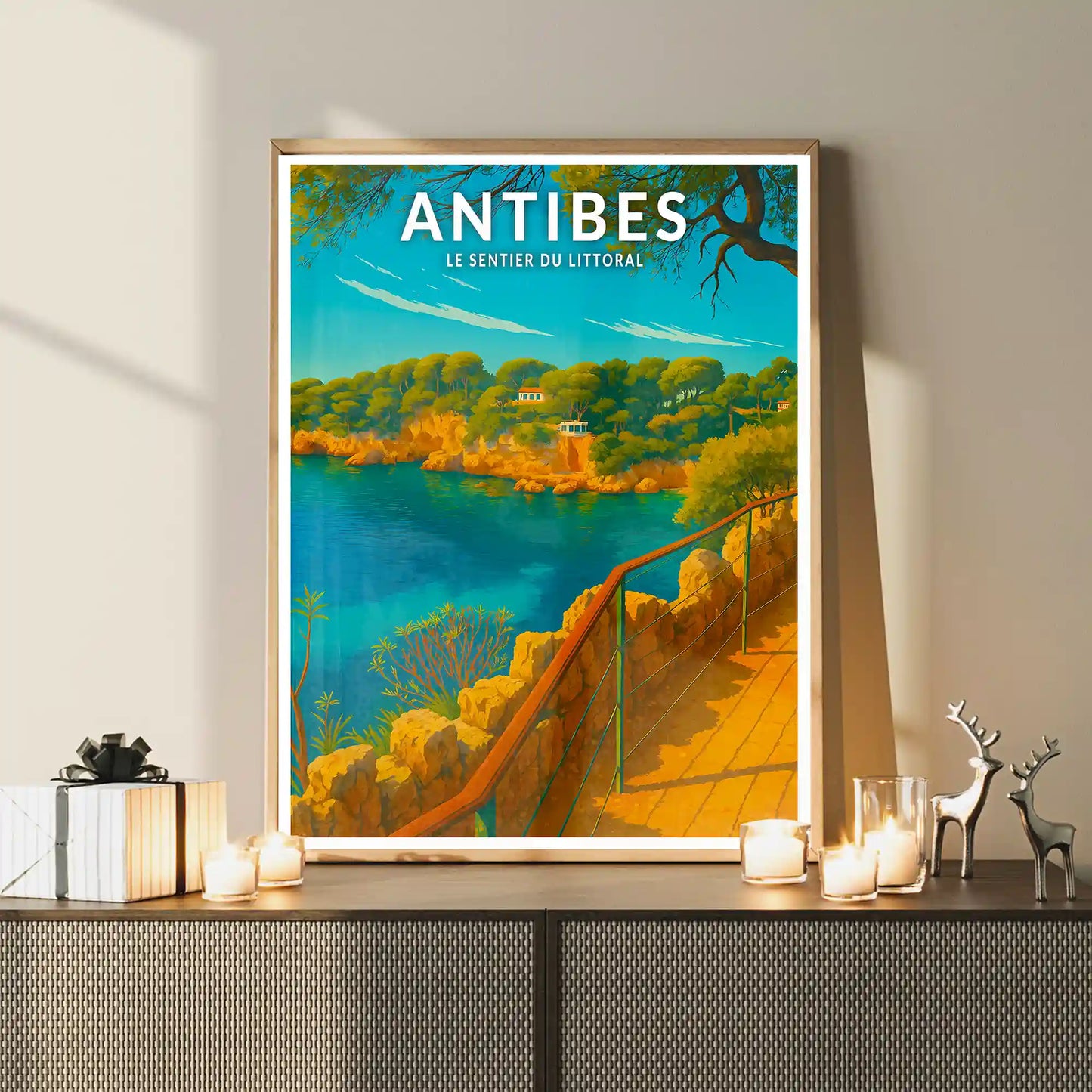 Affiche - Antibes - Le Sentier du Littoral