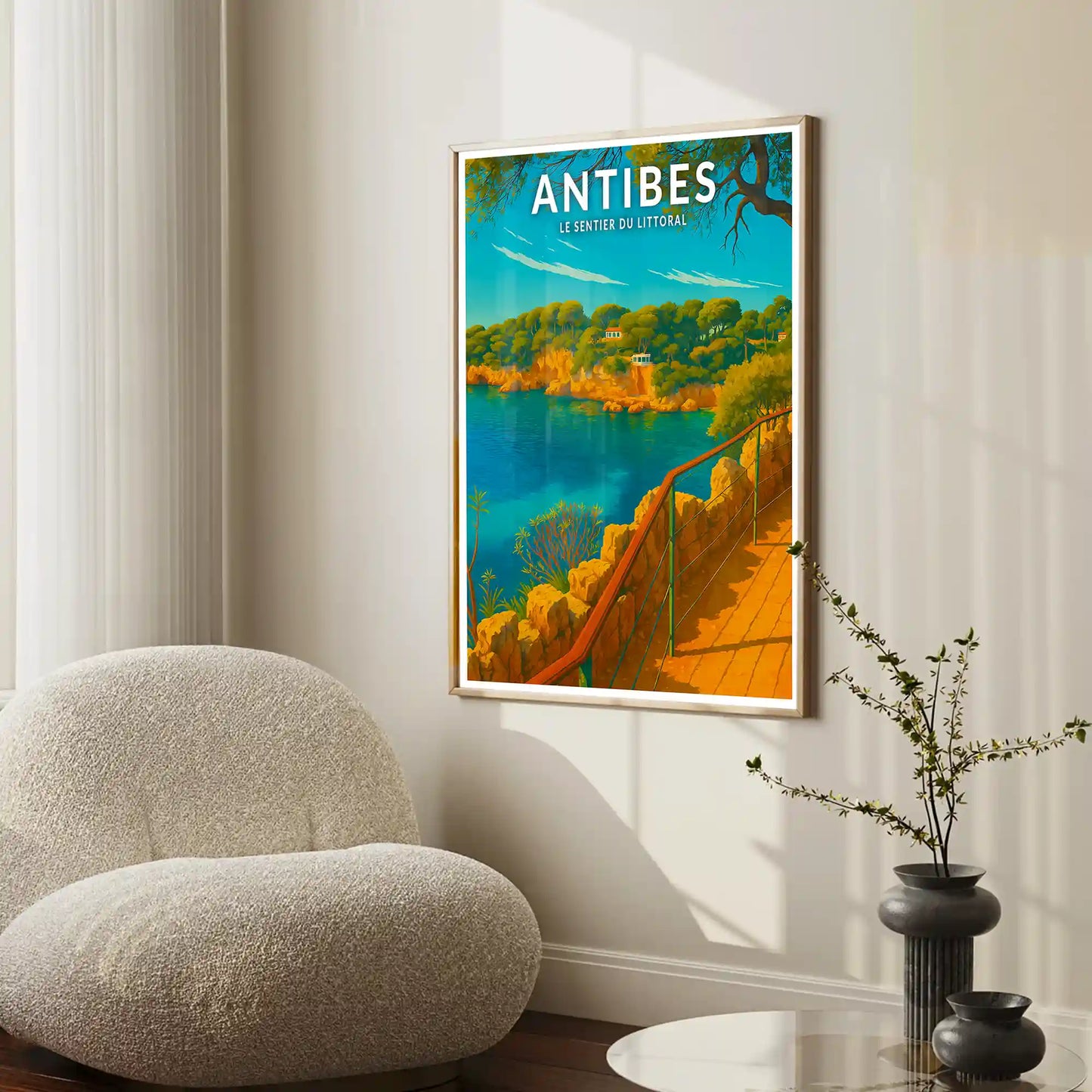 Affiche - Antibes - Le Sentier du Littoral