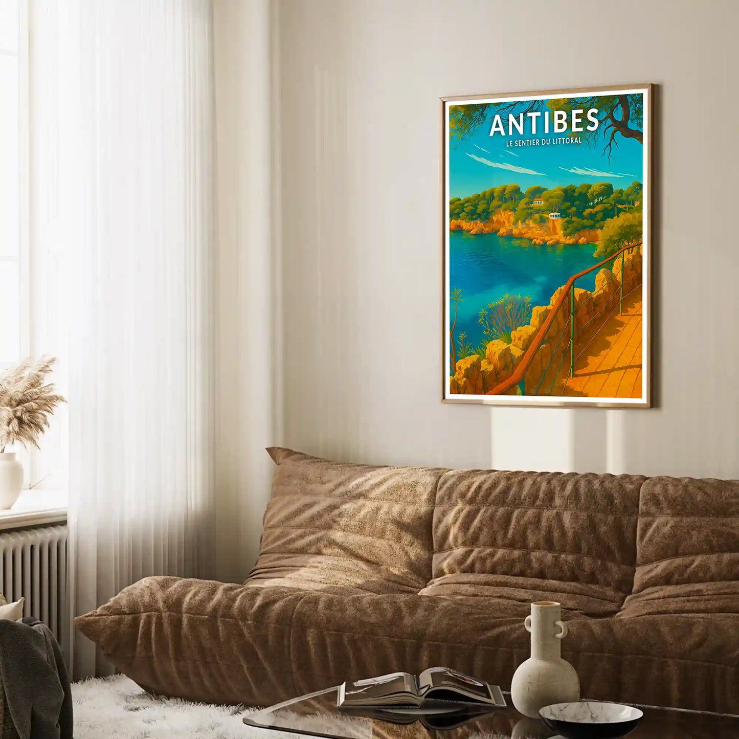 Affiche - Antibes - Le Sentier du Littoral