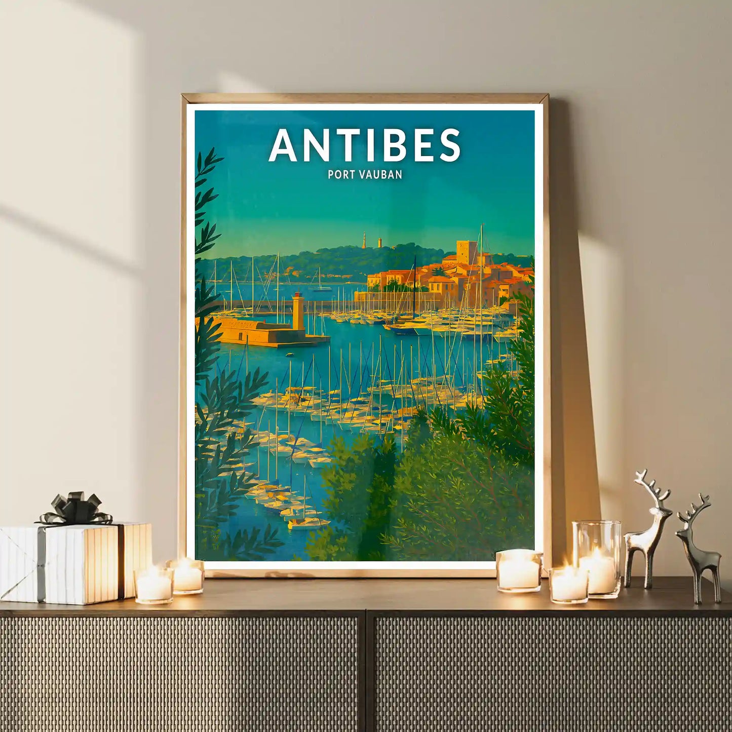Affiche - Antibes - Port Vauban