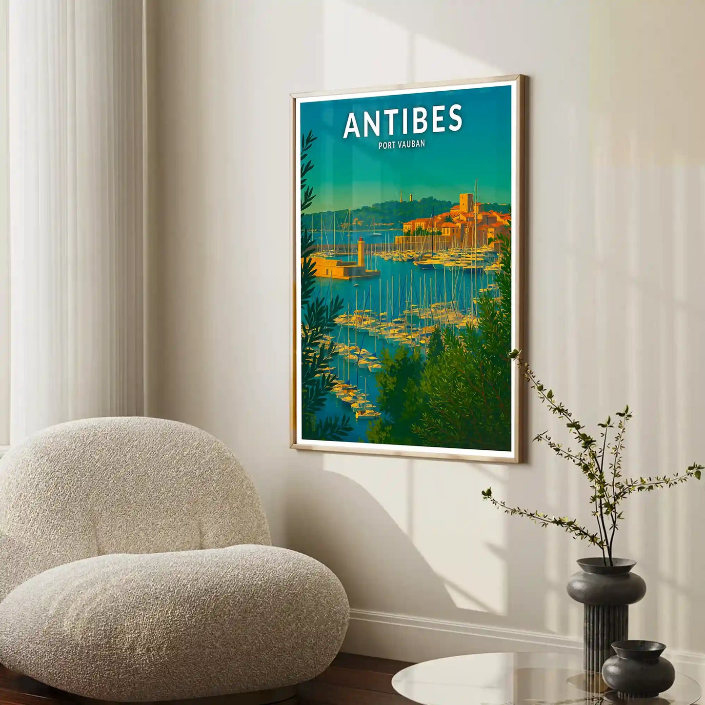 Affiche - Antibes - Port Vauban