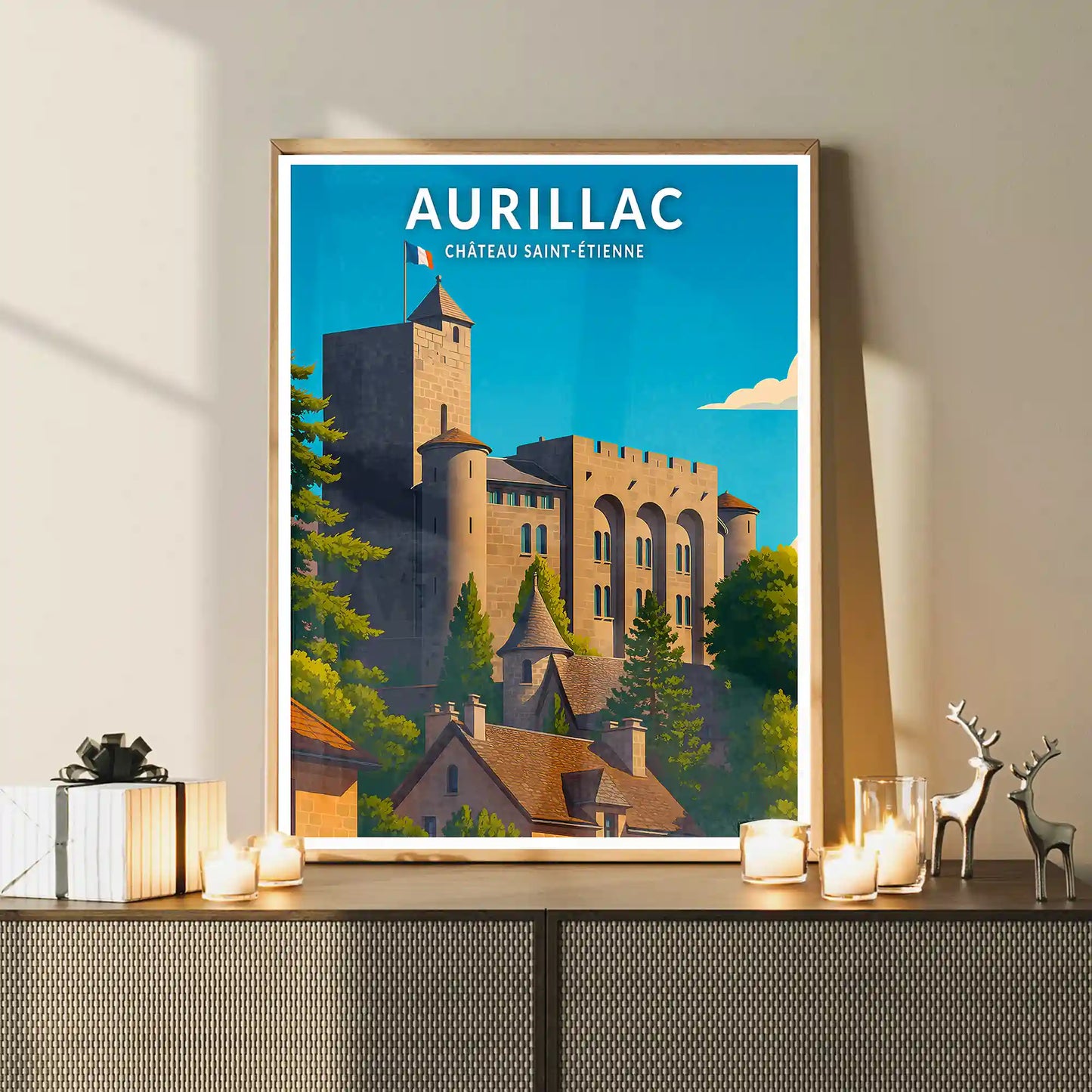 Affiche - Aurillac - Château Saint-Étienne