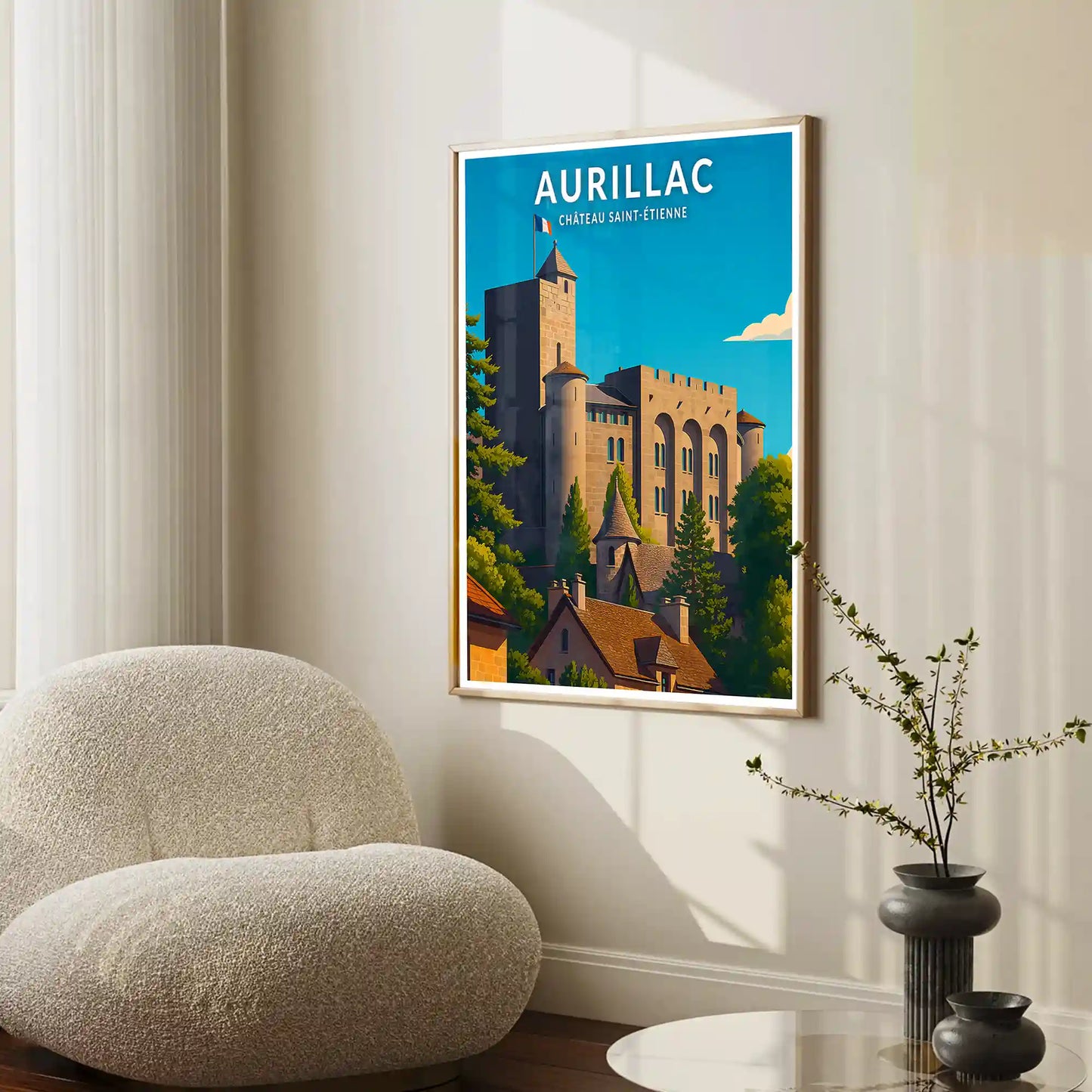 Affiche - Aurillac - Château Saint-Étienne