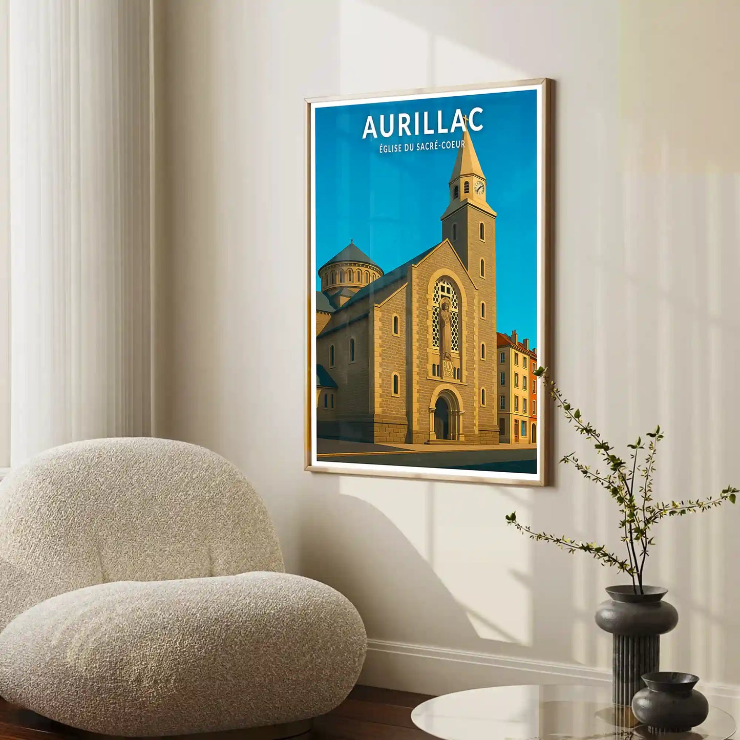 Affiche - Aurillac - Église du Sacré-Coeur
