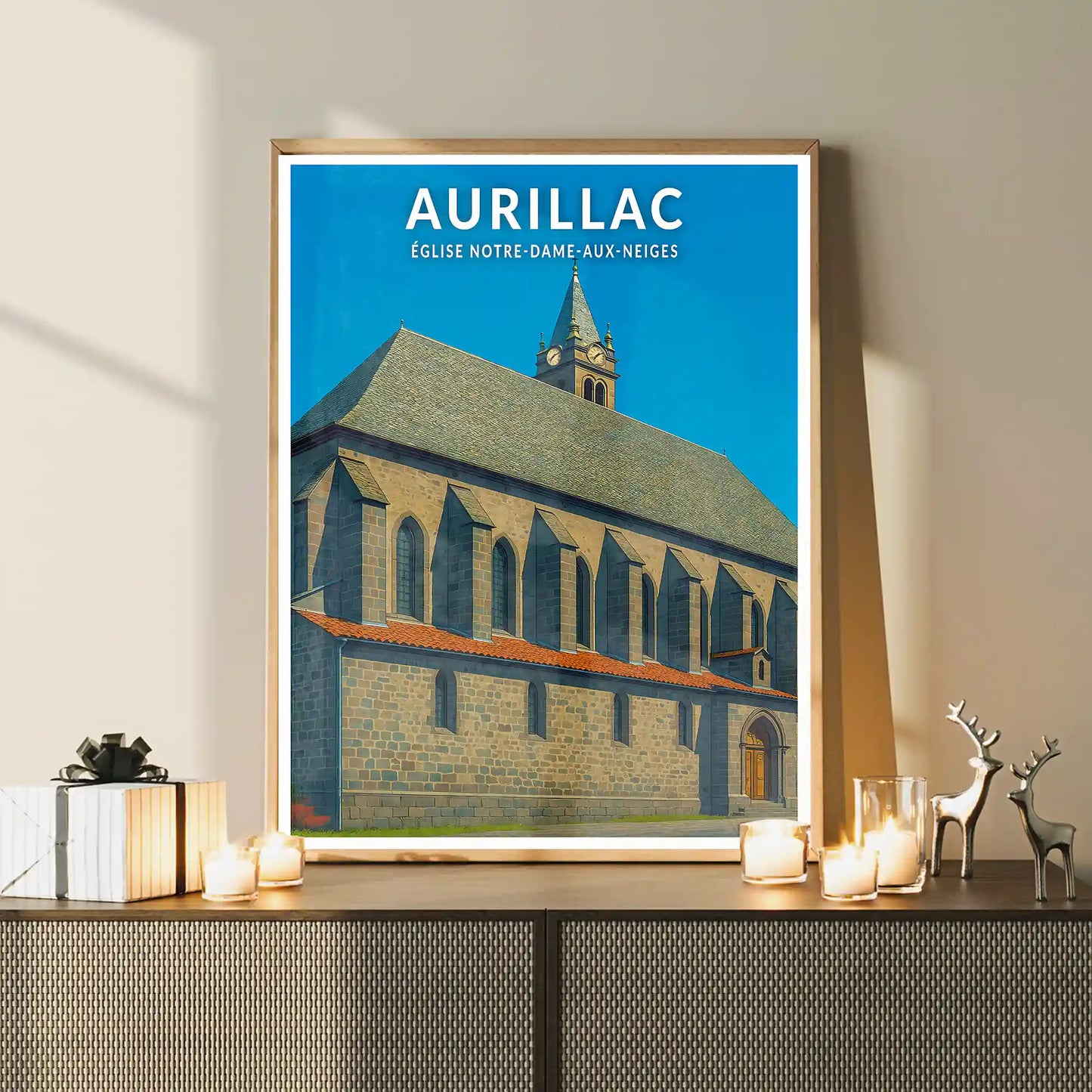 Affiche - Aurillac - Église Notre-Dame-aux-Neiges