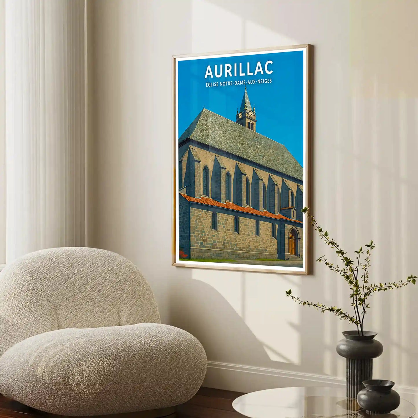 Affiche - Aurillac - Église Notre-Dame-aux-Neiges