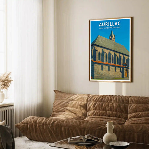 Affiche - Aurillac - Église Notre-Dame-aux-Neiges