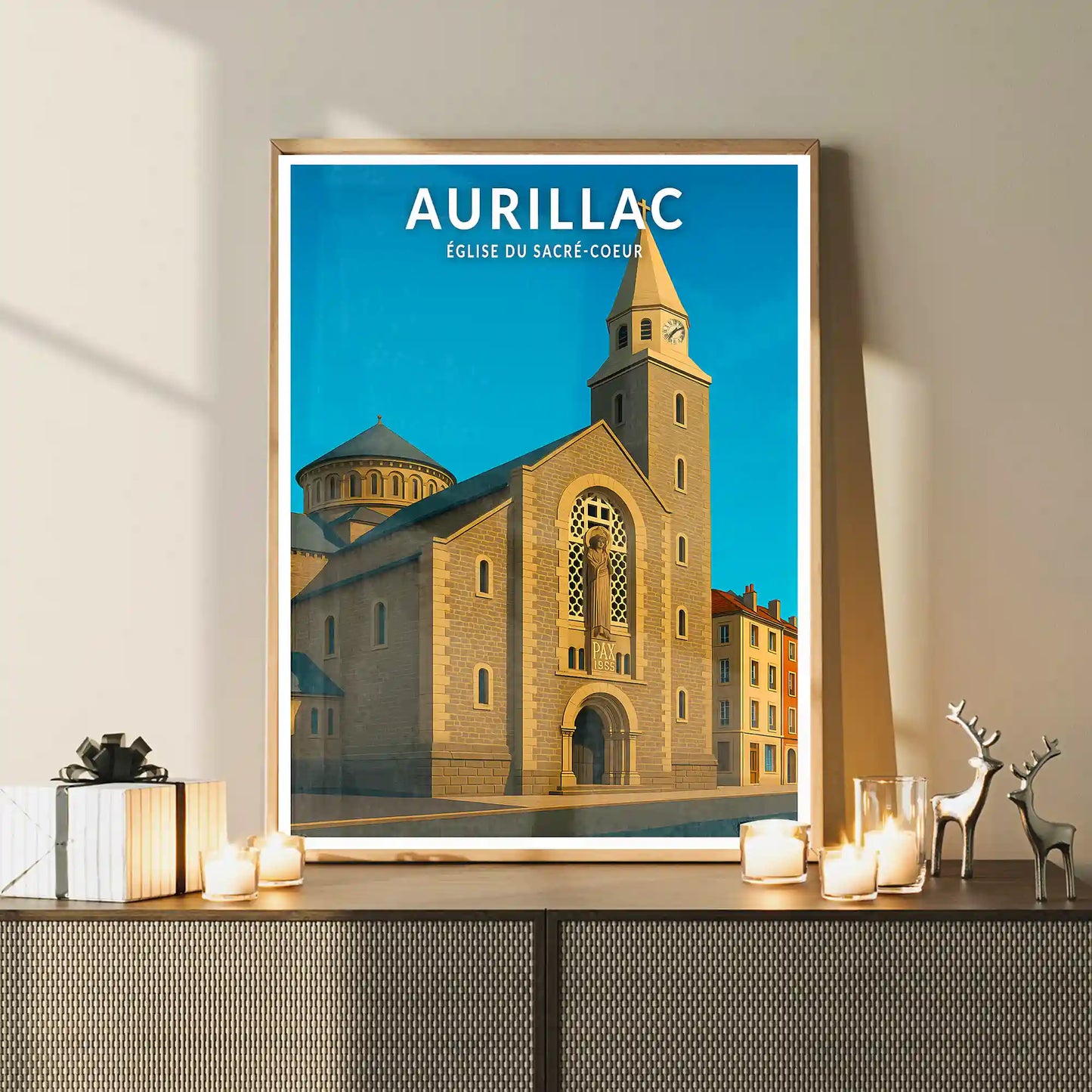 Affiche - Aurillac - Église du Sacré-Coeur