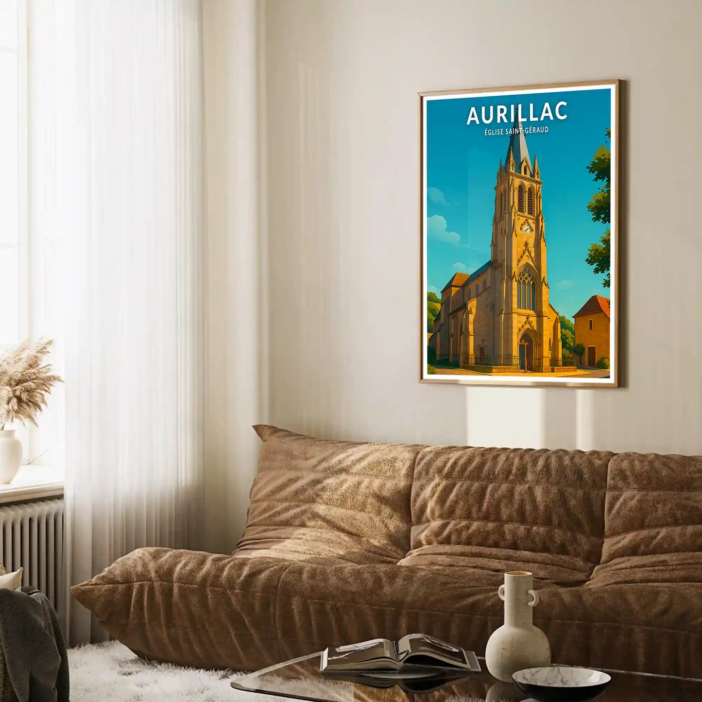 Affiche - Aurillac - Église Saint-Géraud