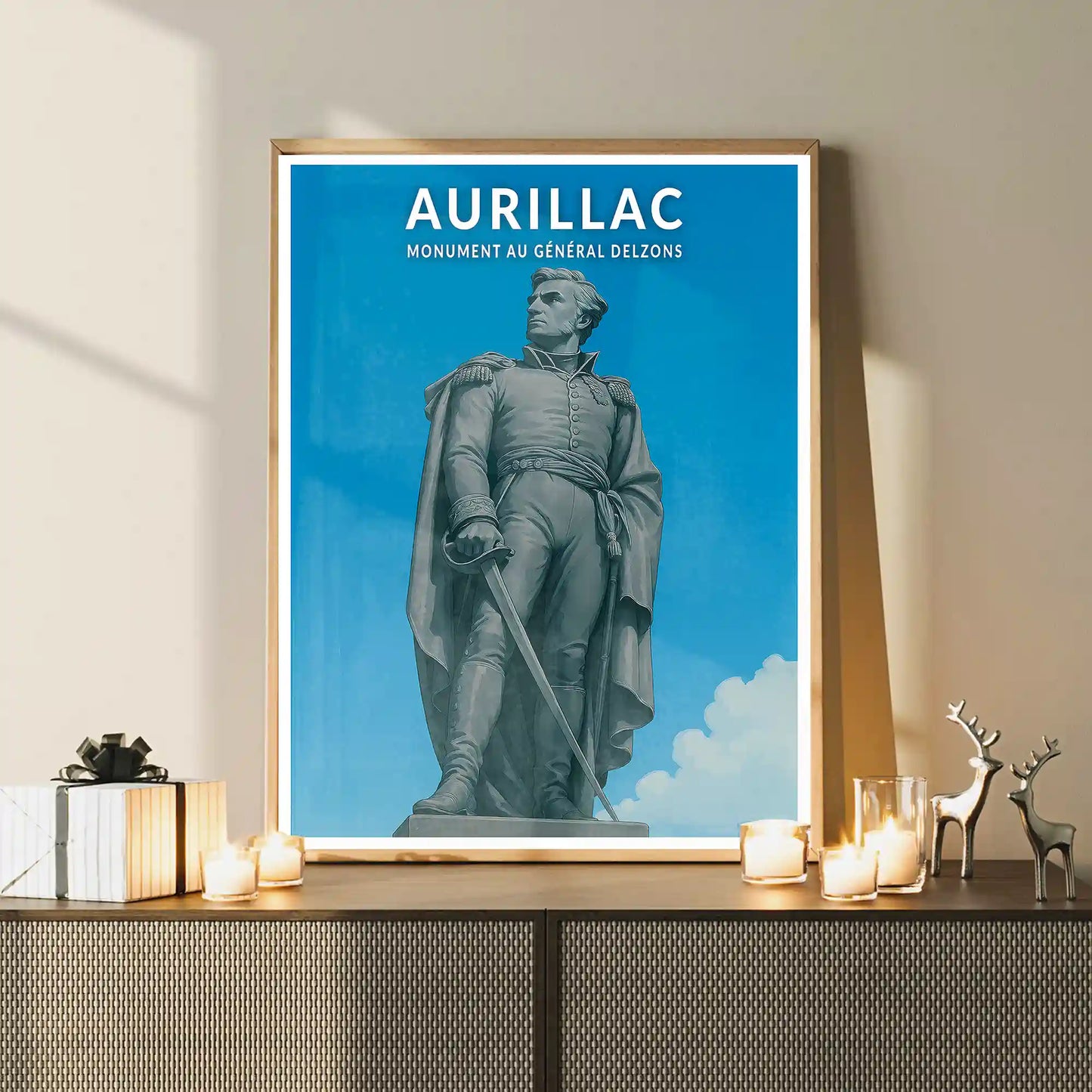 Affiche - Aurillac - Monument au Général Delzons