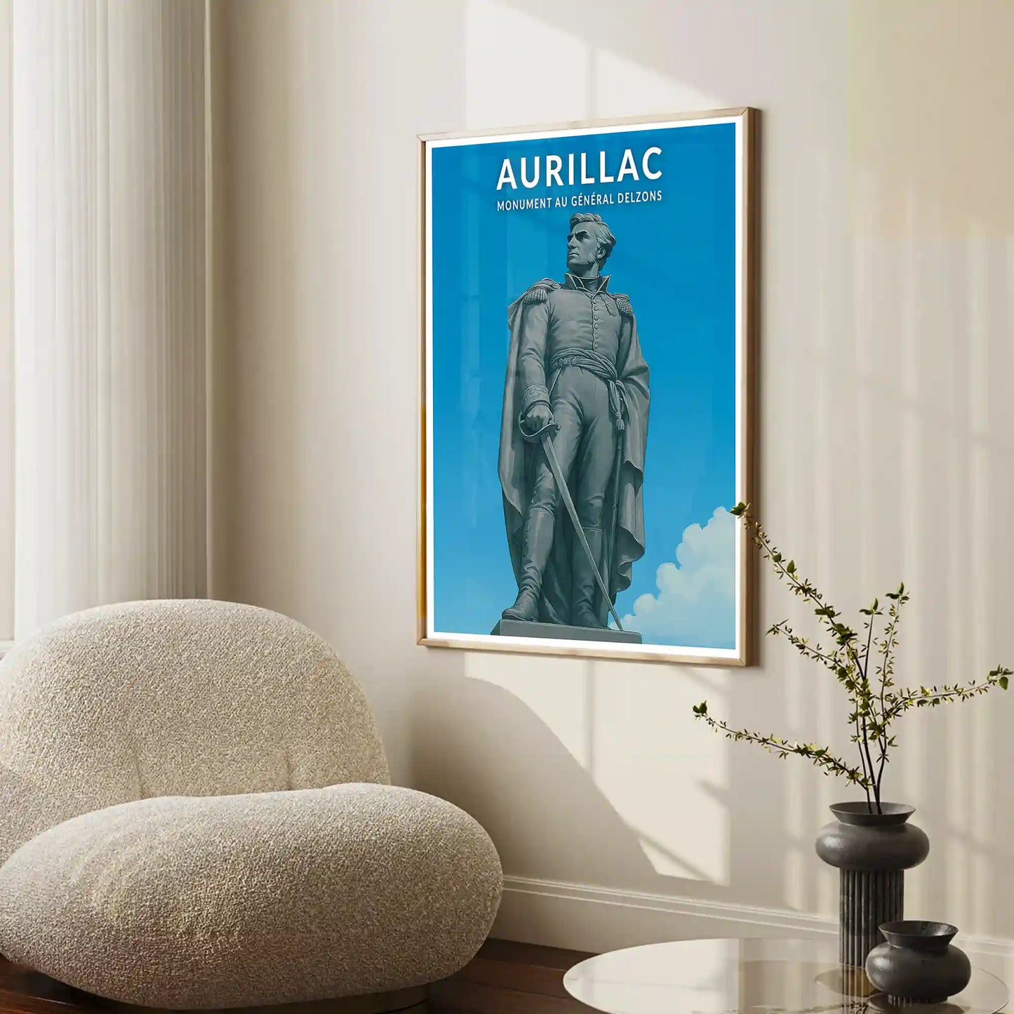 Affiche - Aurillac - Monument au Général Delzons
