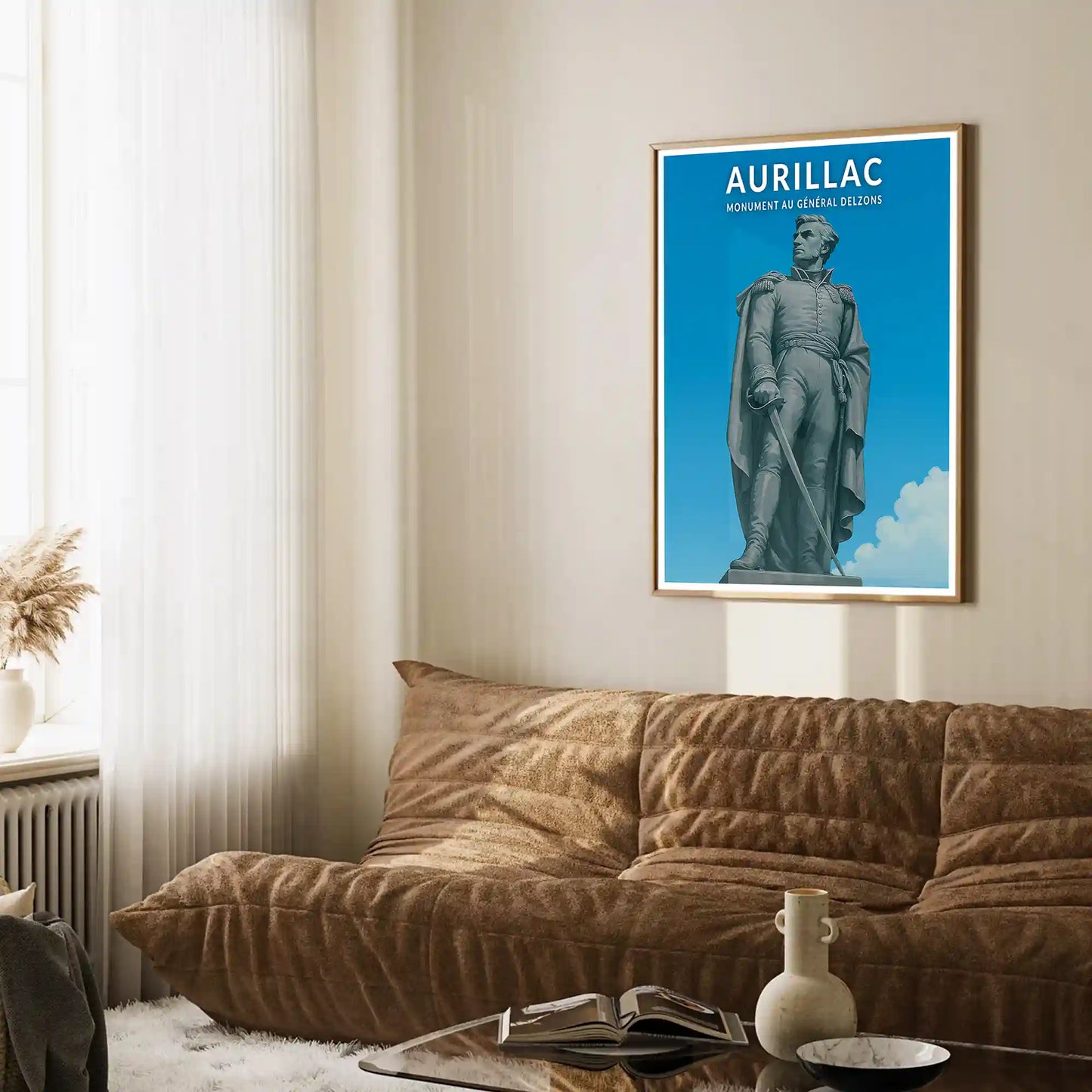 Affiche - Aurillac - Monument au Général Delzons