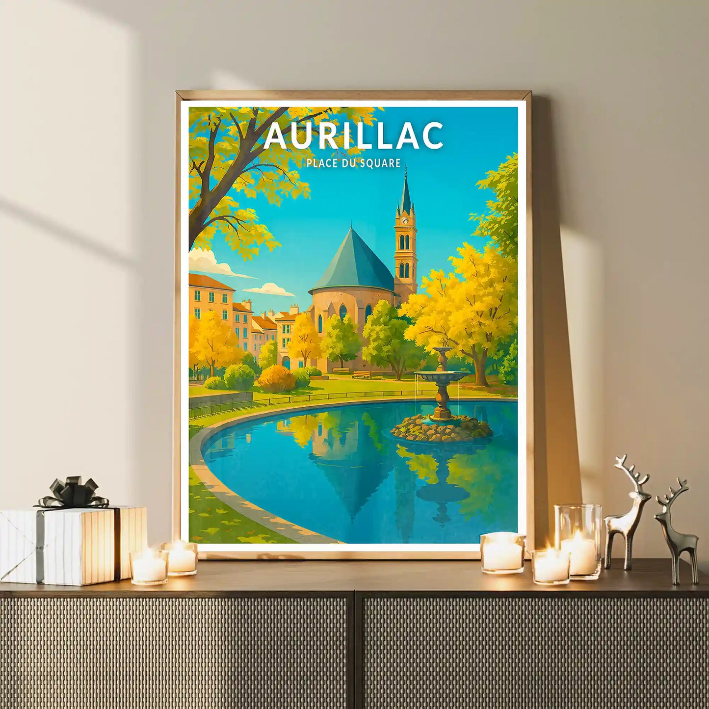 Affiche - Aurillac - Place du Square