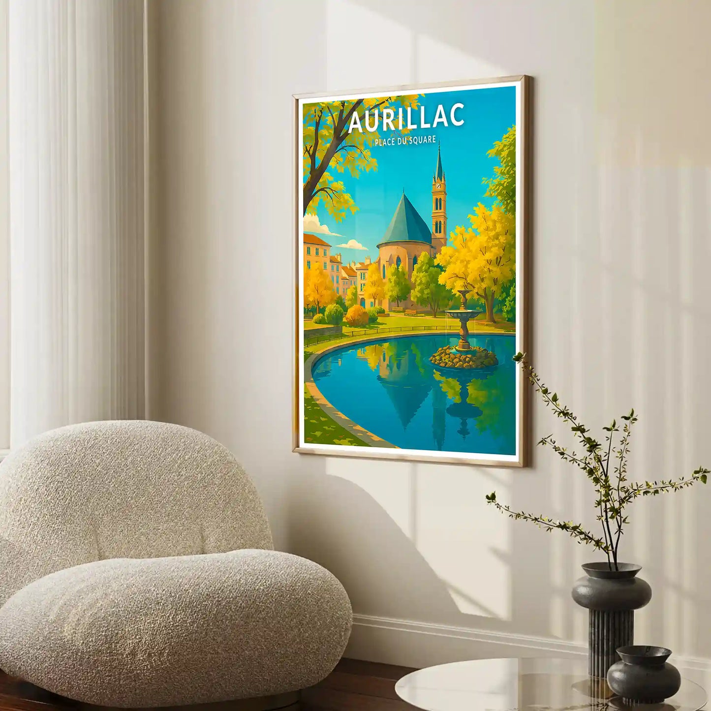 Affiche - Aurillac - Place du Square