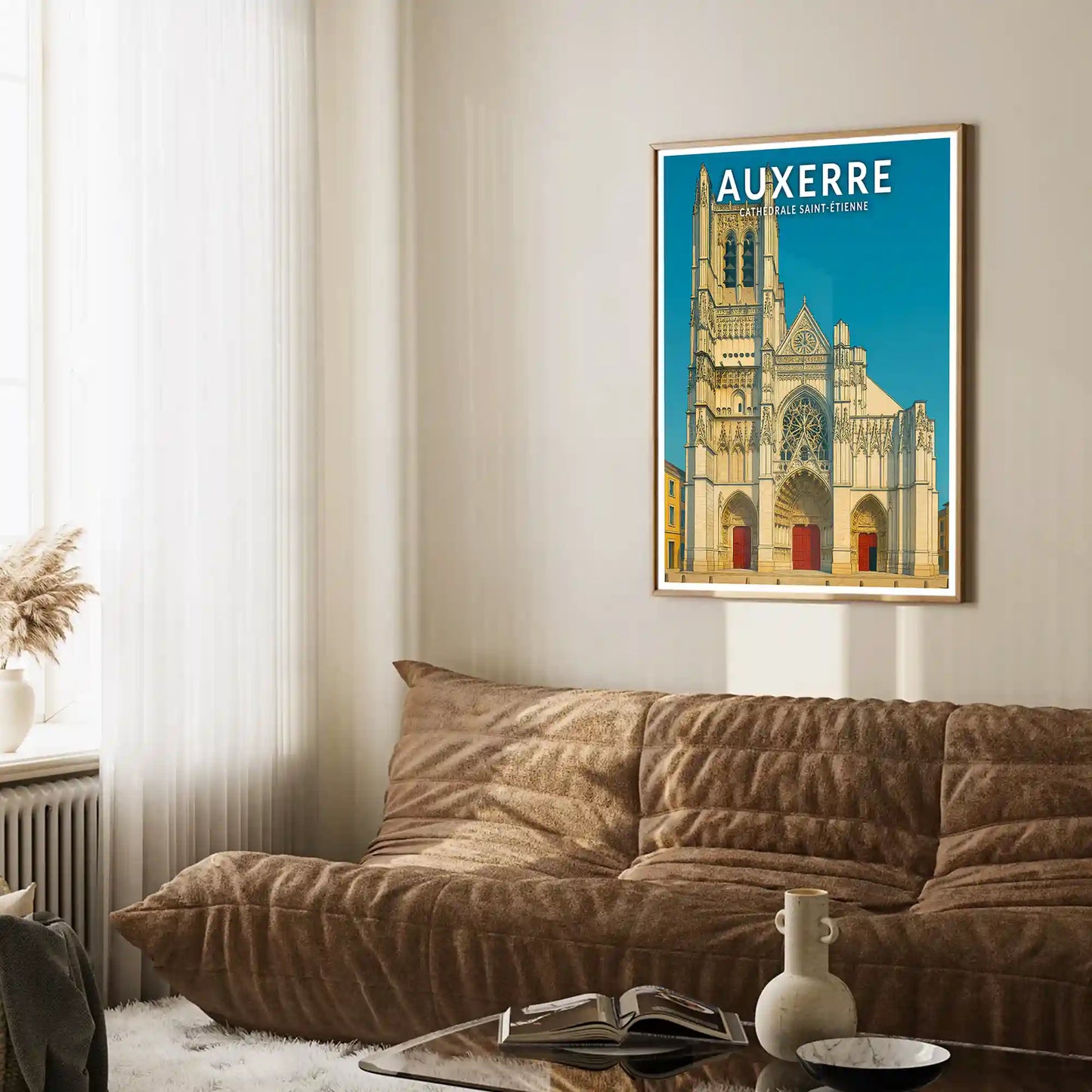 Affiche - Auxerre - Cathédrale Saint-Étienne