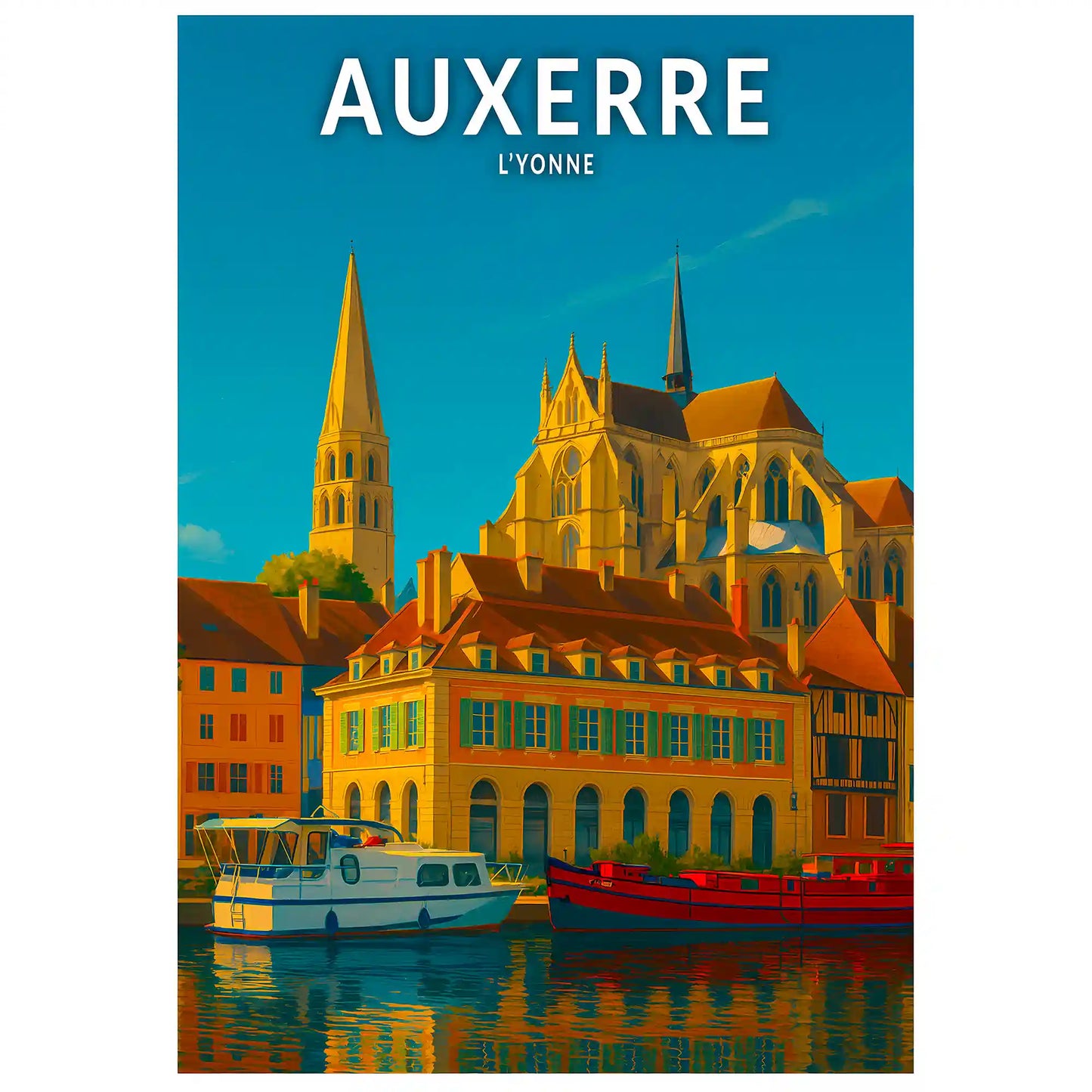 Affiche - Auxerre - L'Yonne