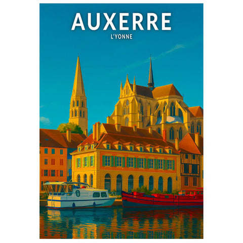 Affiche - Auxerre - L'Yonne