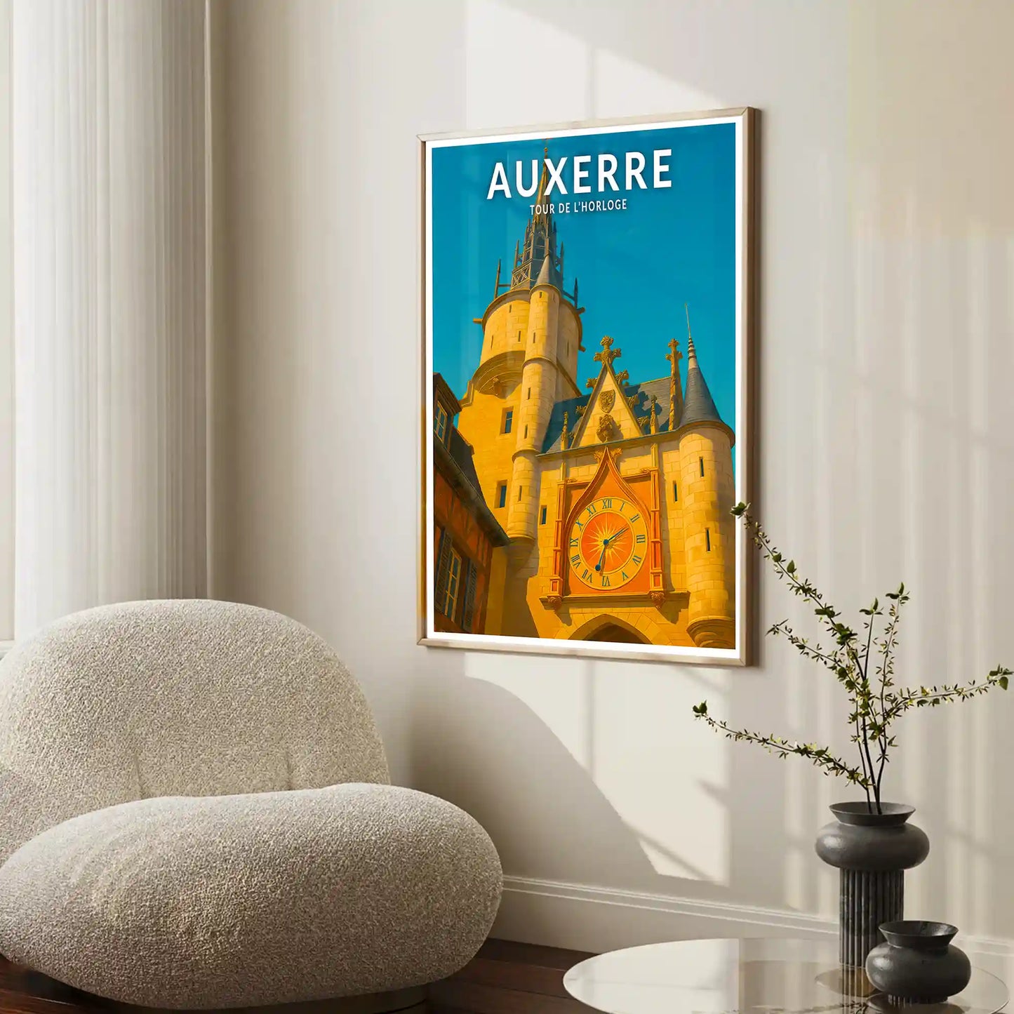 Affiche - Auxerre - Tour de l'Horloge