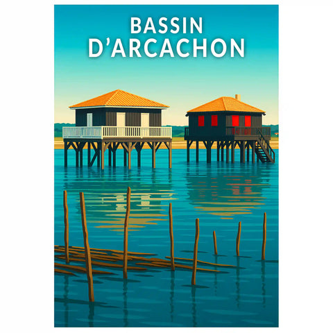 Affiche - Bassin d'Arcachon