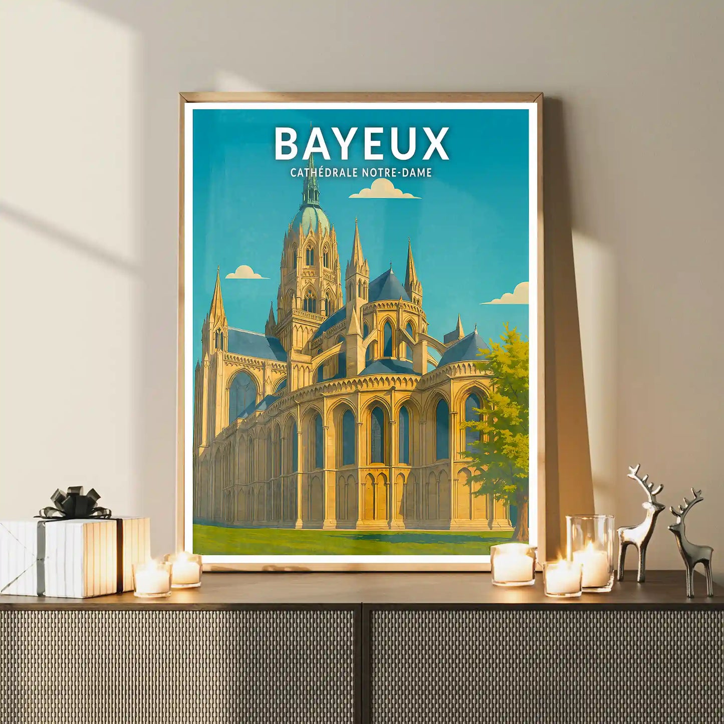 Affiche - Bayeux - Cathédrale Notre-Dame