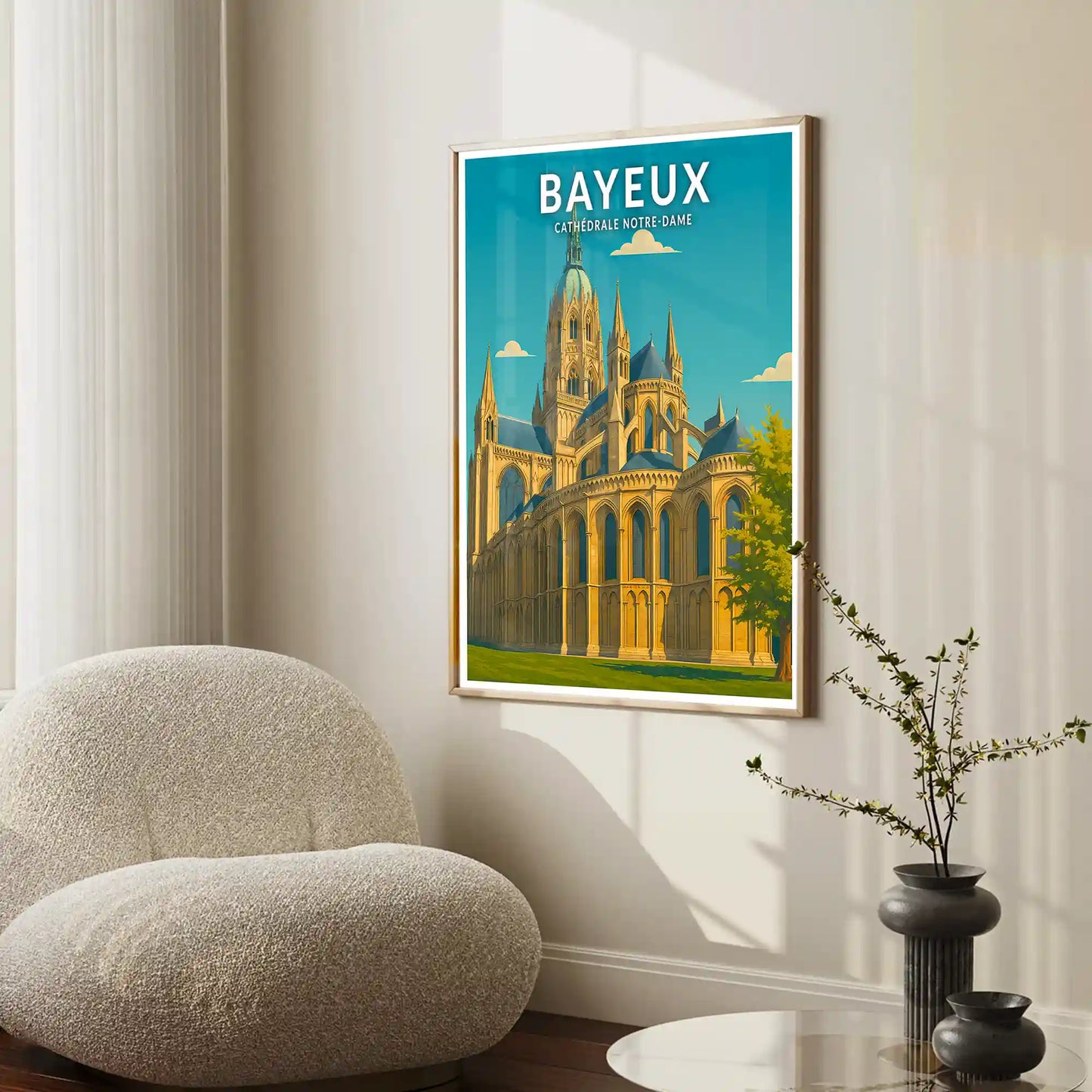 Affiche - Bayeux - Cathédrale Notre-Dame