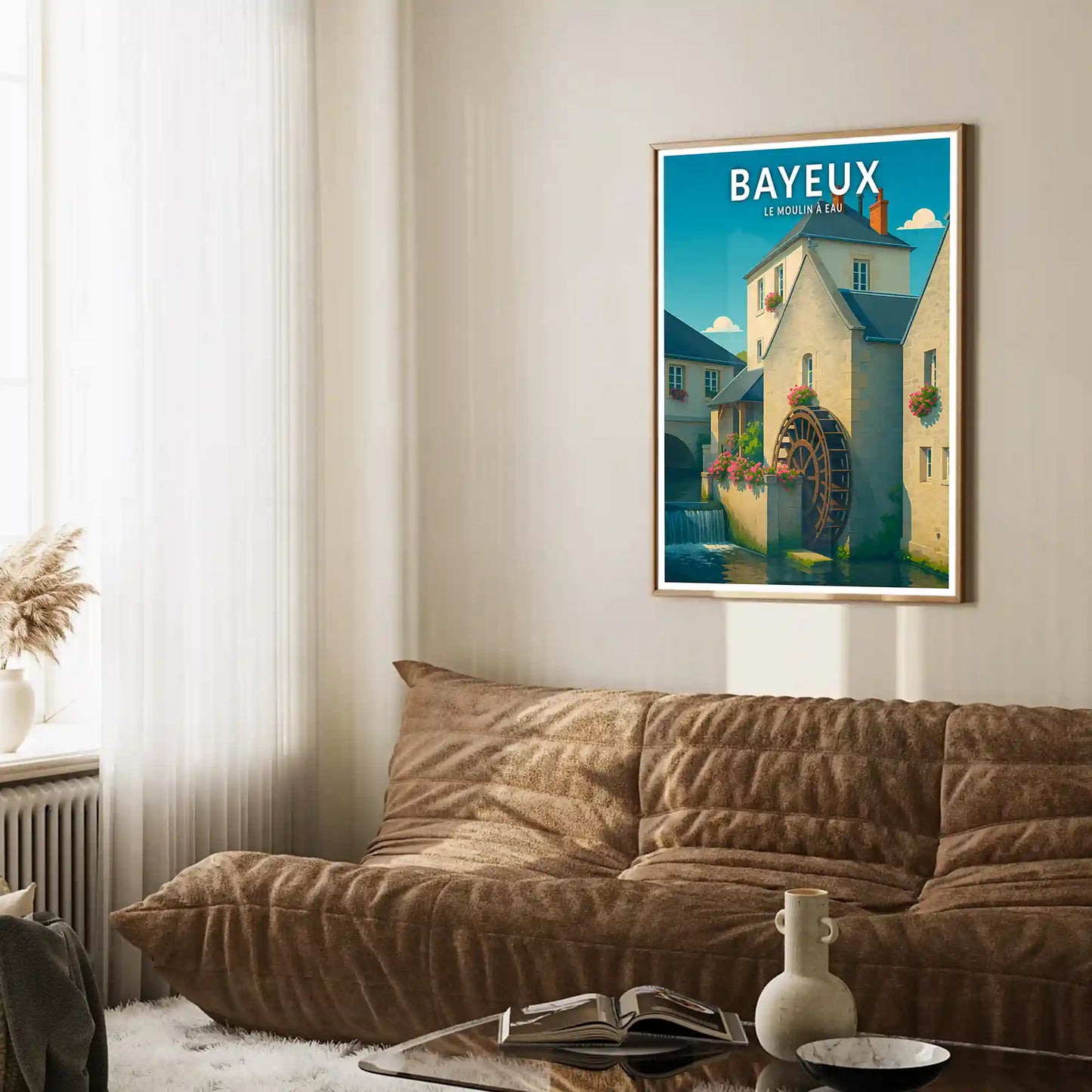 Affiche - Bayeux - Le Moulin à eau