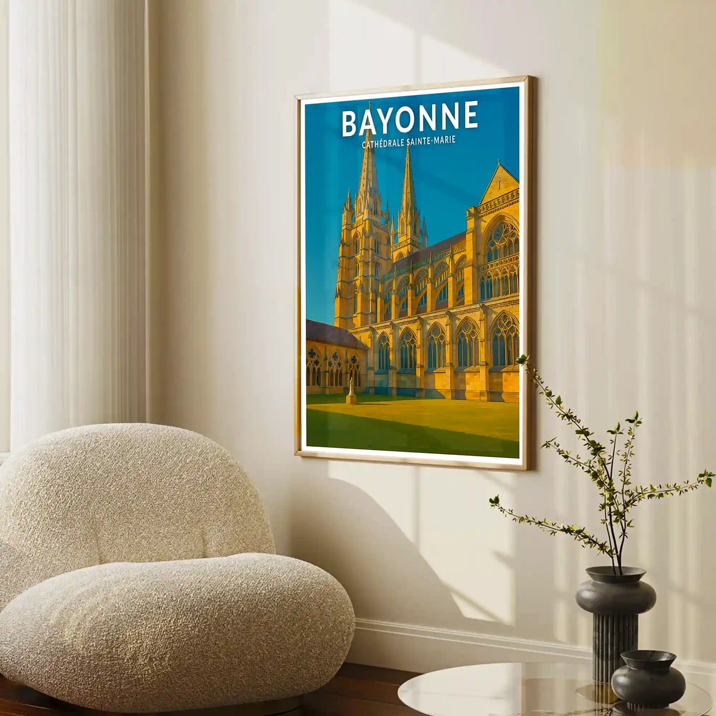 Affiche - Bayonne - Cathédrale Sainte-Marie