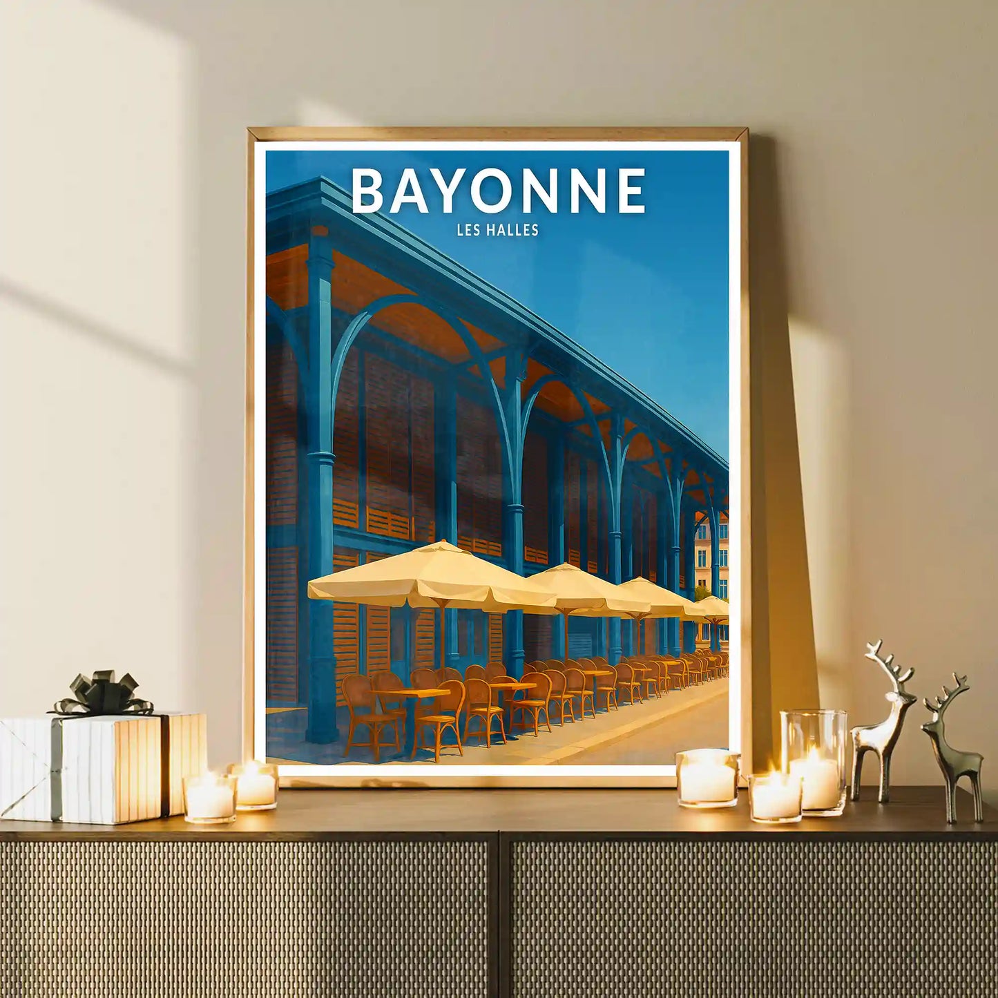 Affiche - Bayonne - Les Halles