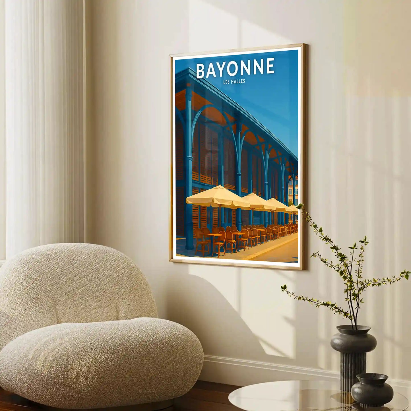 Affiche - Bayonne - Les Halles