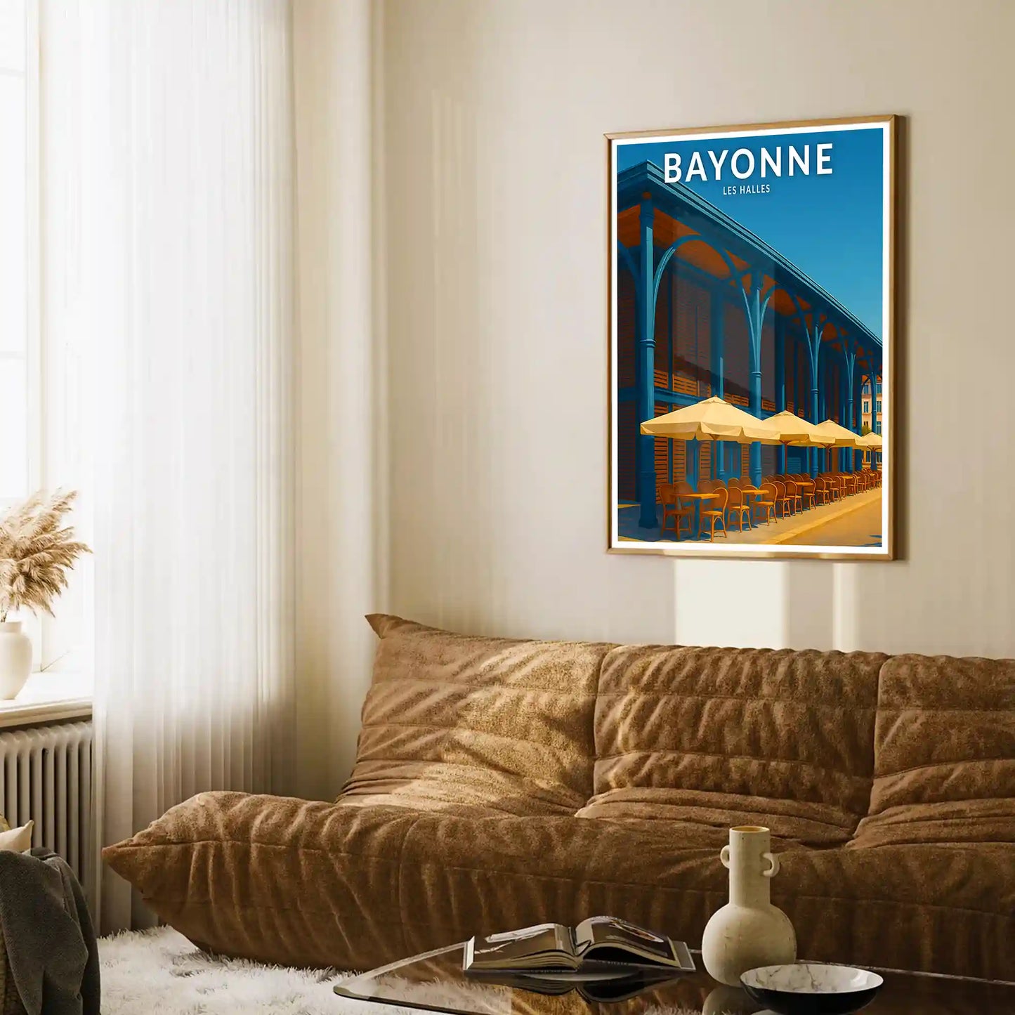Affiche - Bayonne - Les Halles