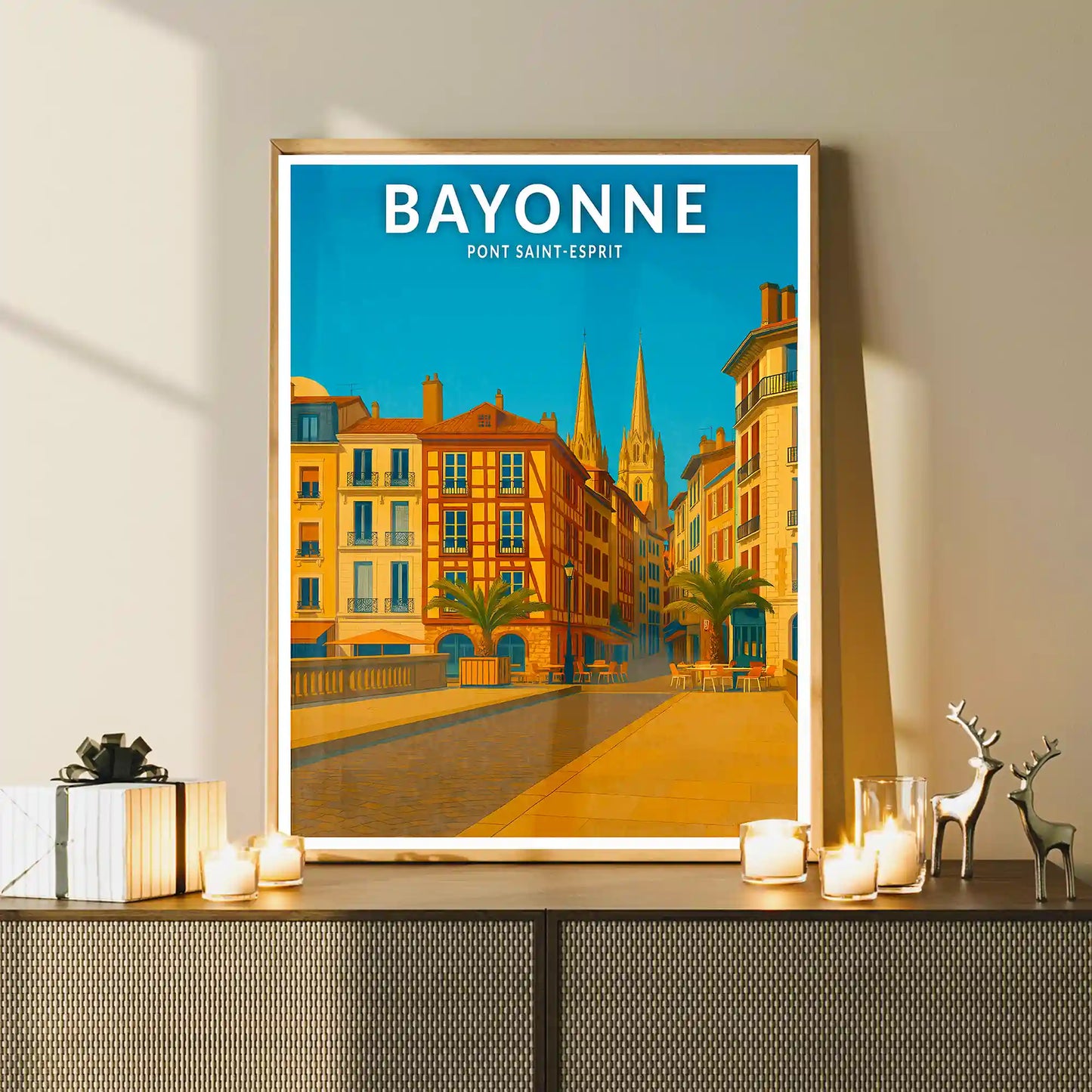 Affiche - Bayonne - Pont Saint-Esprit
