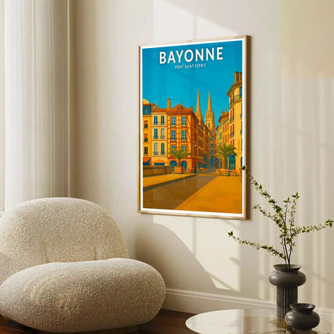 Affiche - Bayonne - Pont Saint-Esprit