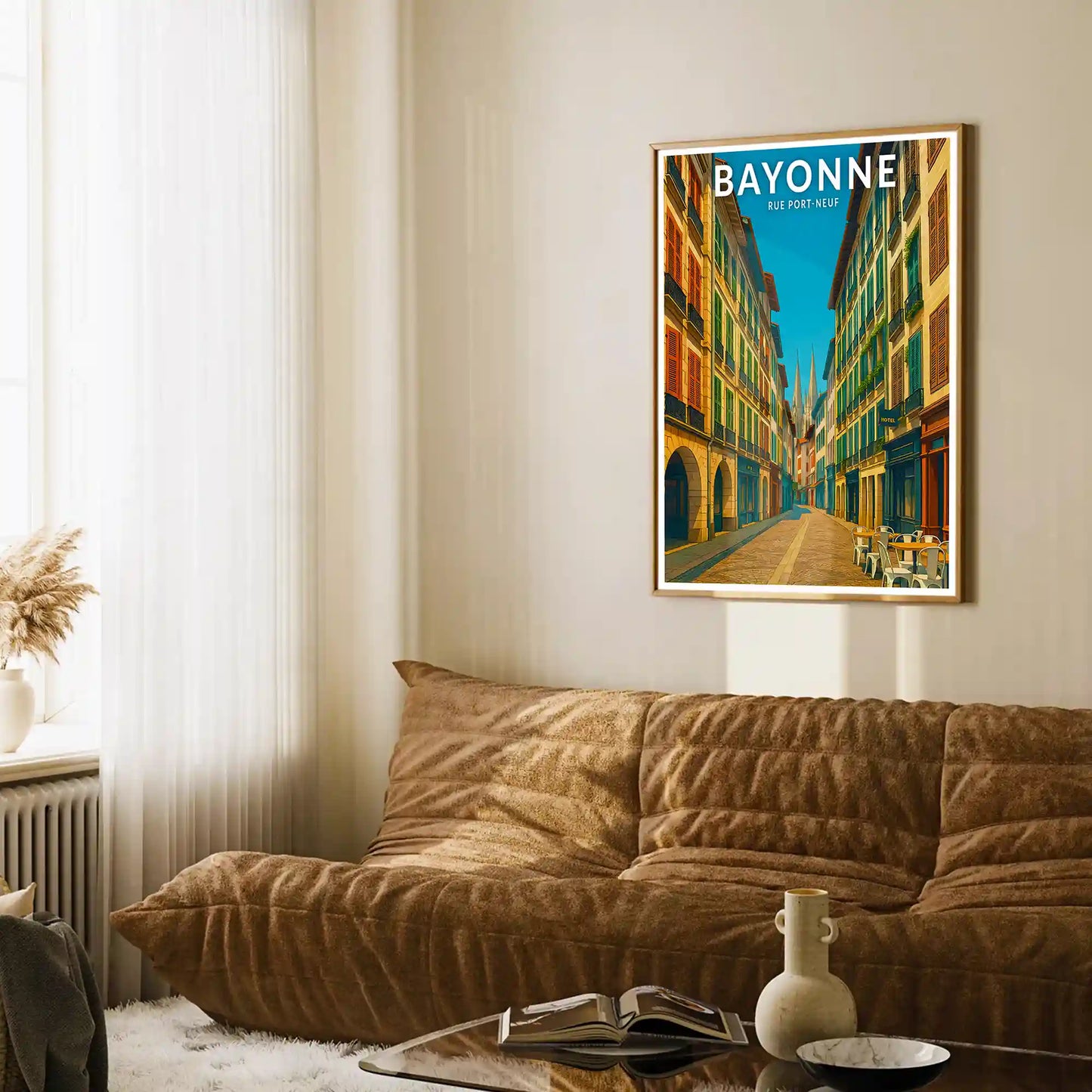 Affiche - Bayonne - Rue Port-Neuf