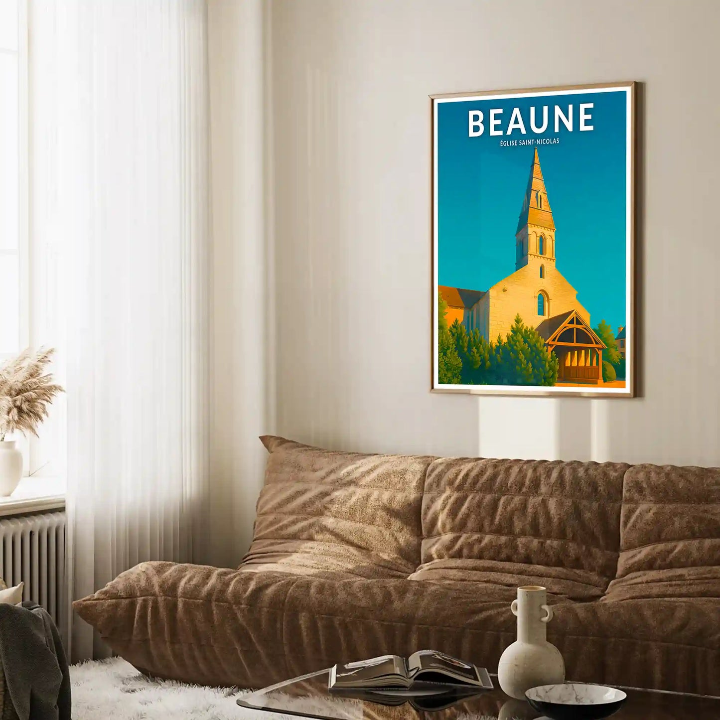 Affiche - Beaune - Église Saint-Nicolas