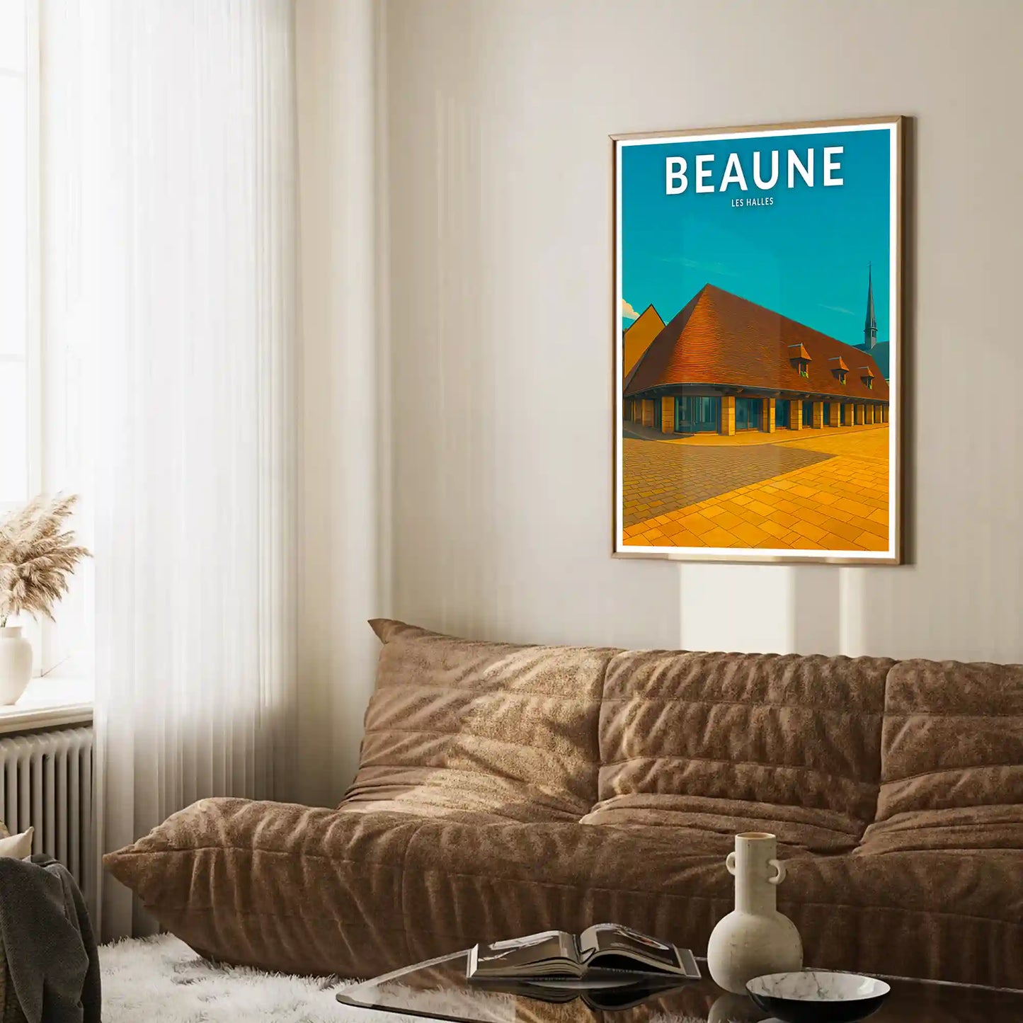 Affiche - Beaune - Les Halles