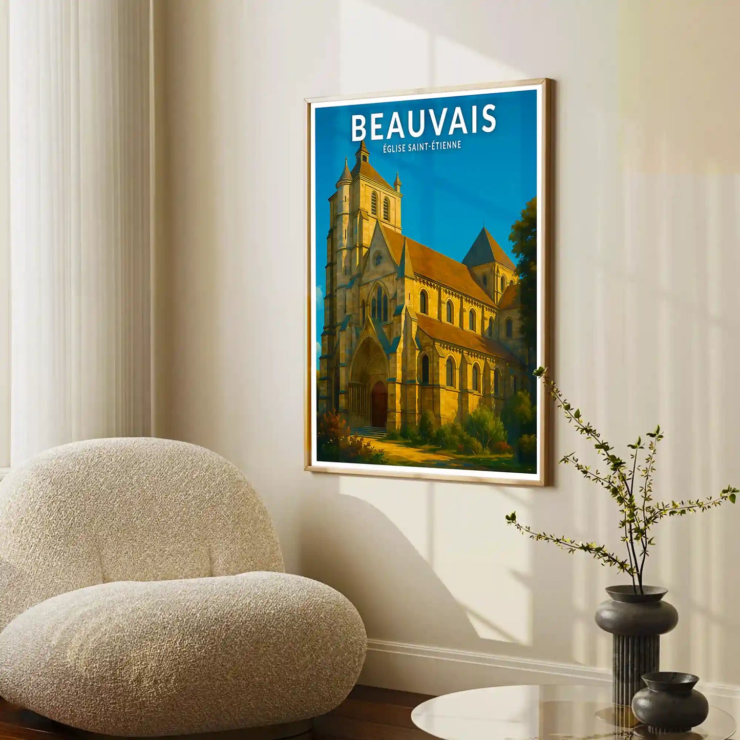 Affiche - Beauvais - Église Saint-Étienne