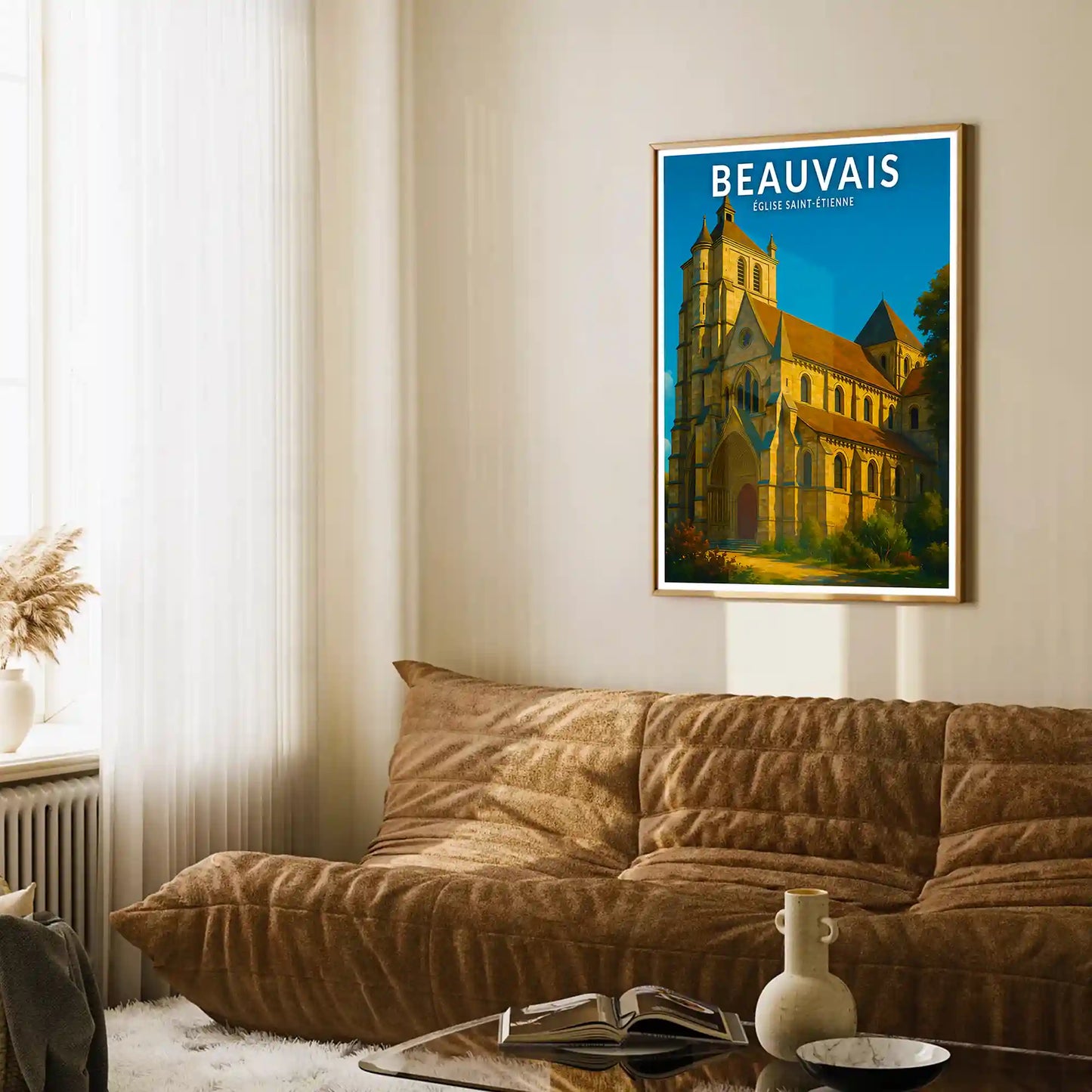 Affiche - Beauvais - Église Saint-Étienne