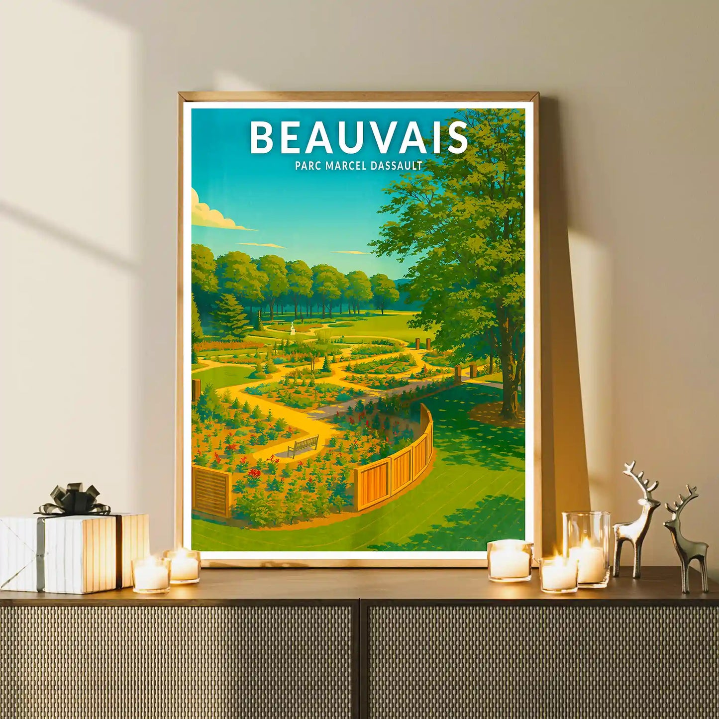 Affiche - Beauvais - Parc Marcel Dassault