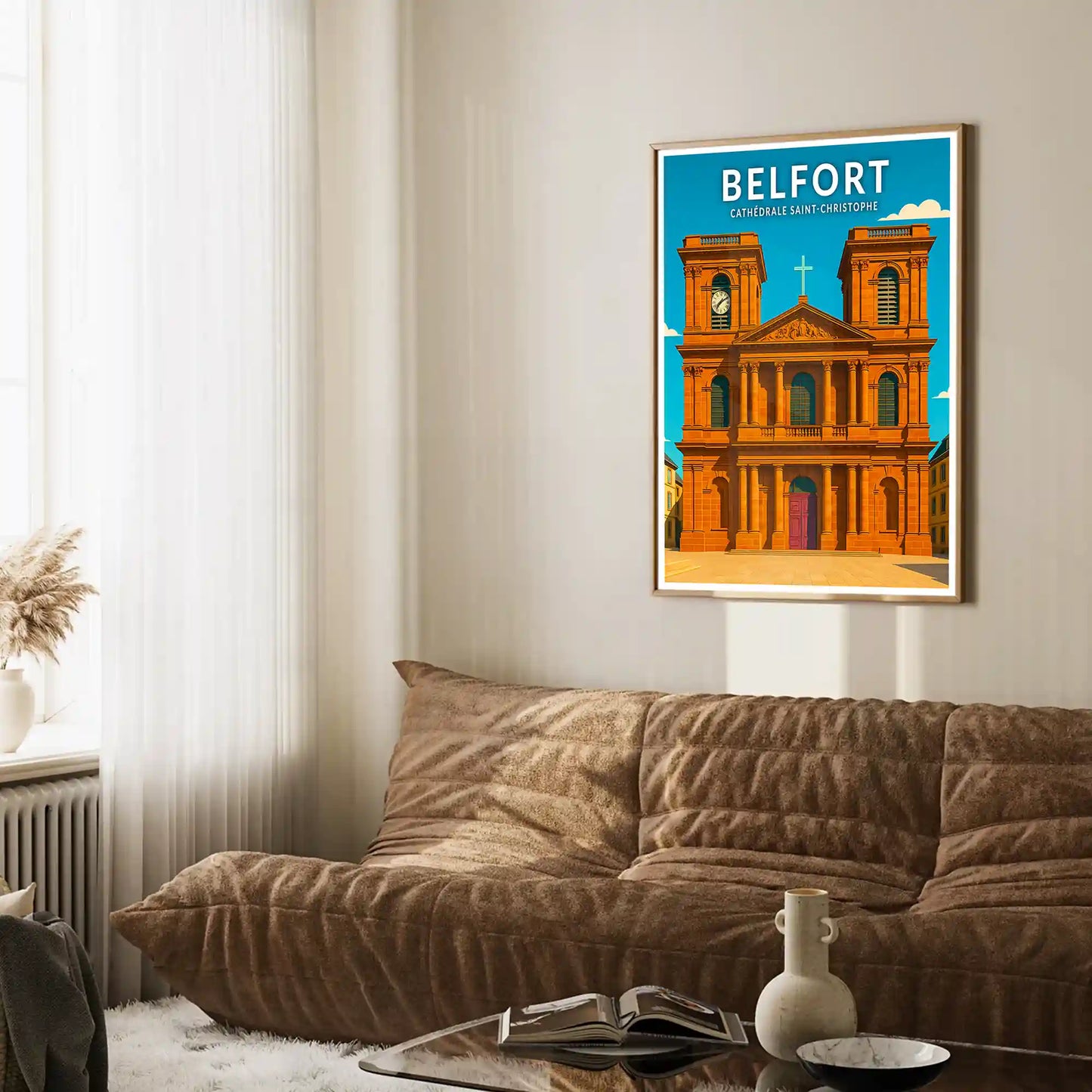 Affiche - Belfort - Cathédrale Saint-Christophe