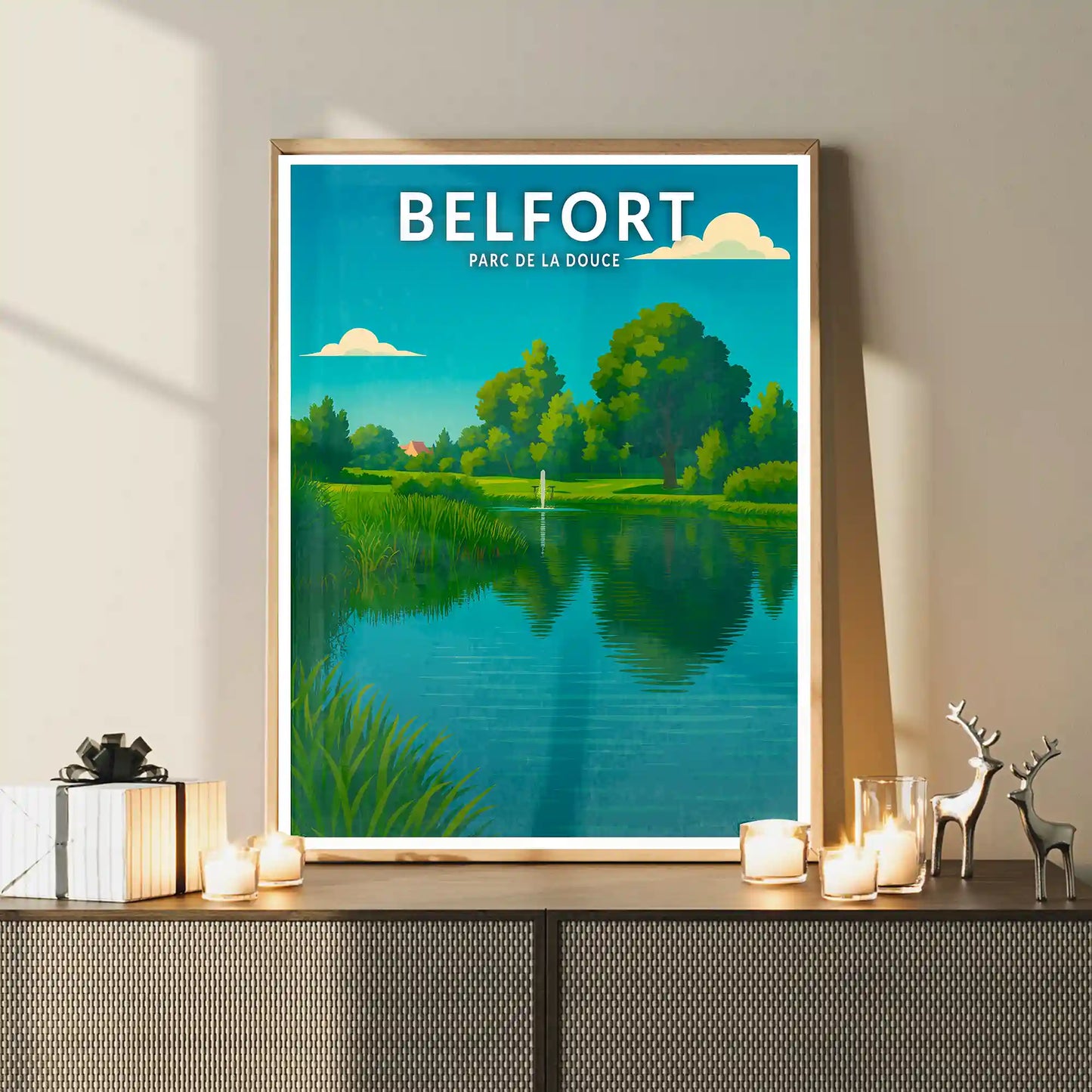 Affiche - Belfort - Parc de la Douce