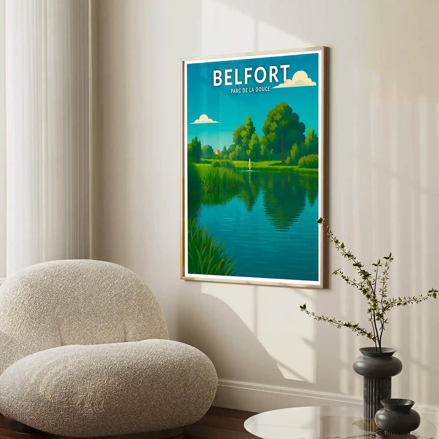 Affiche - Belfort - Parc de la Douce