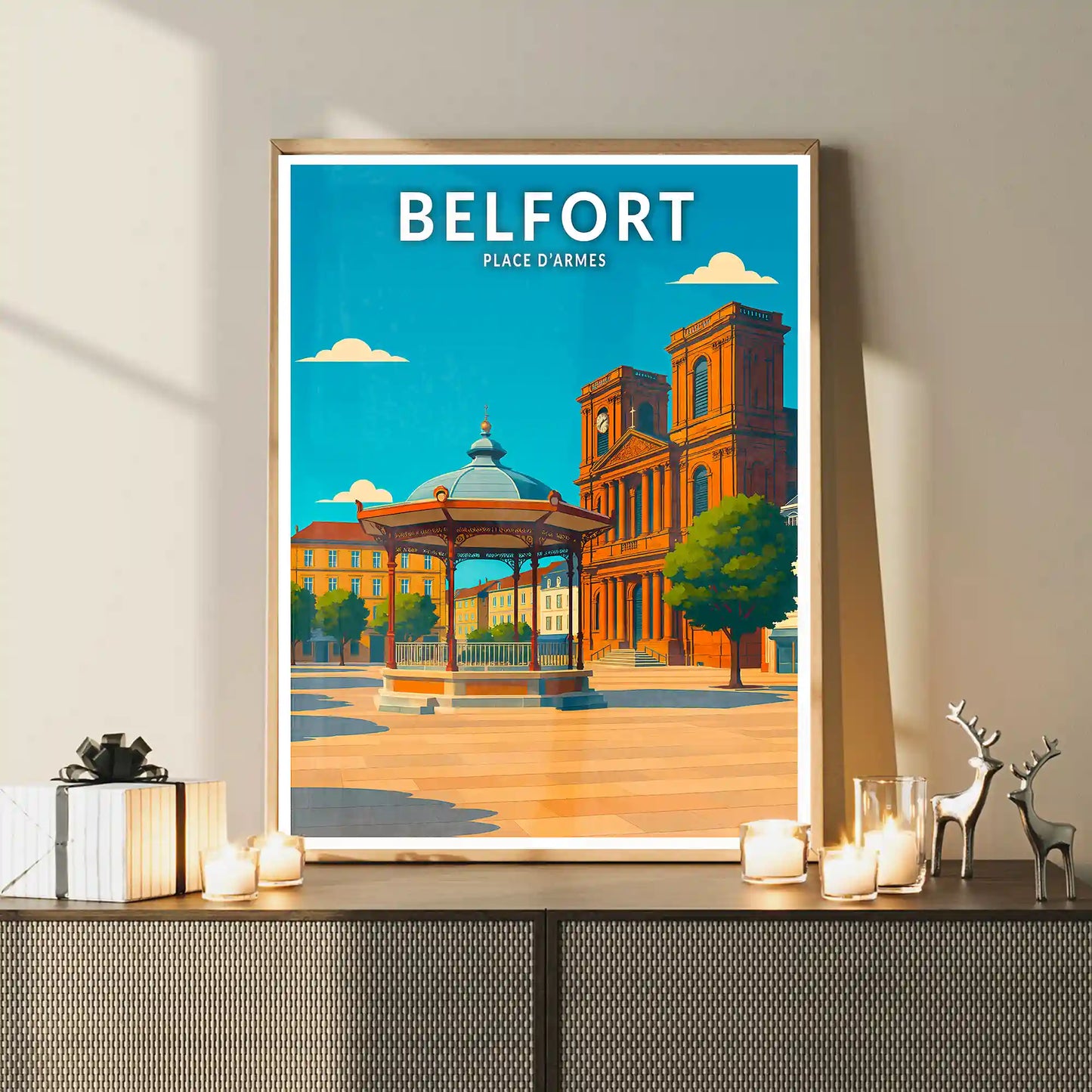 Affiche - Belfort - Place d'Armes